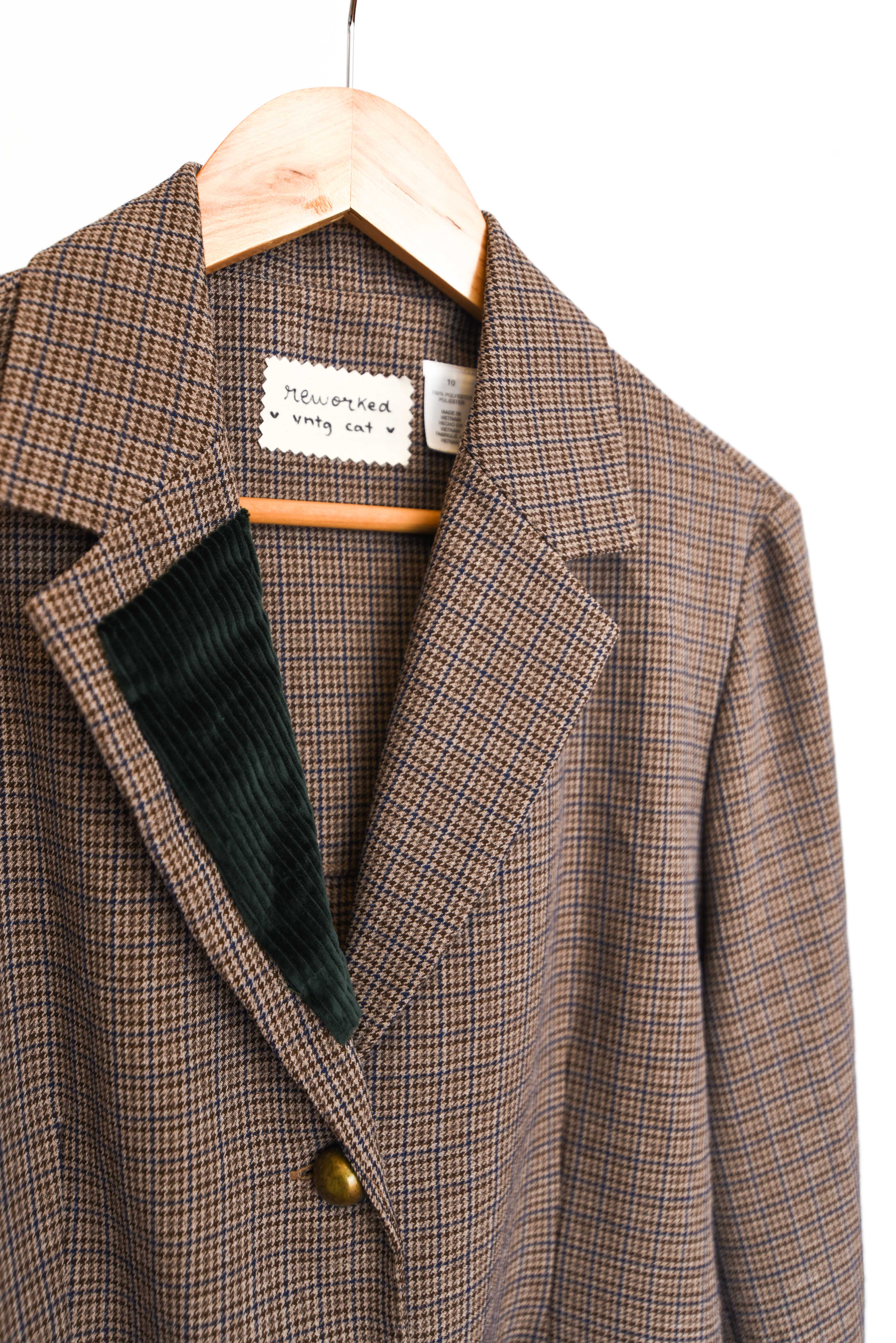 Blazer pata de gallo reworked
