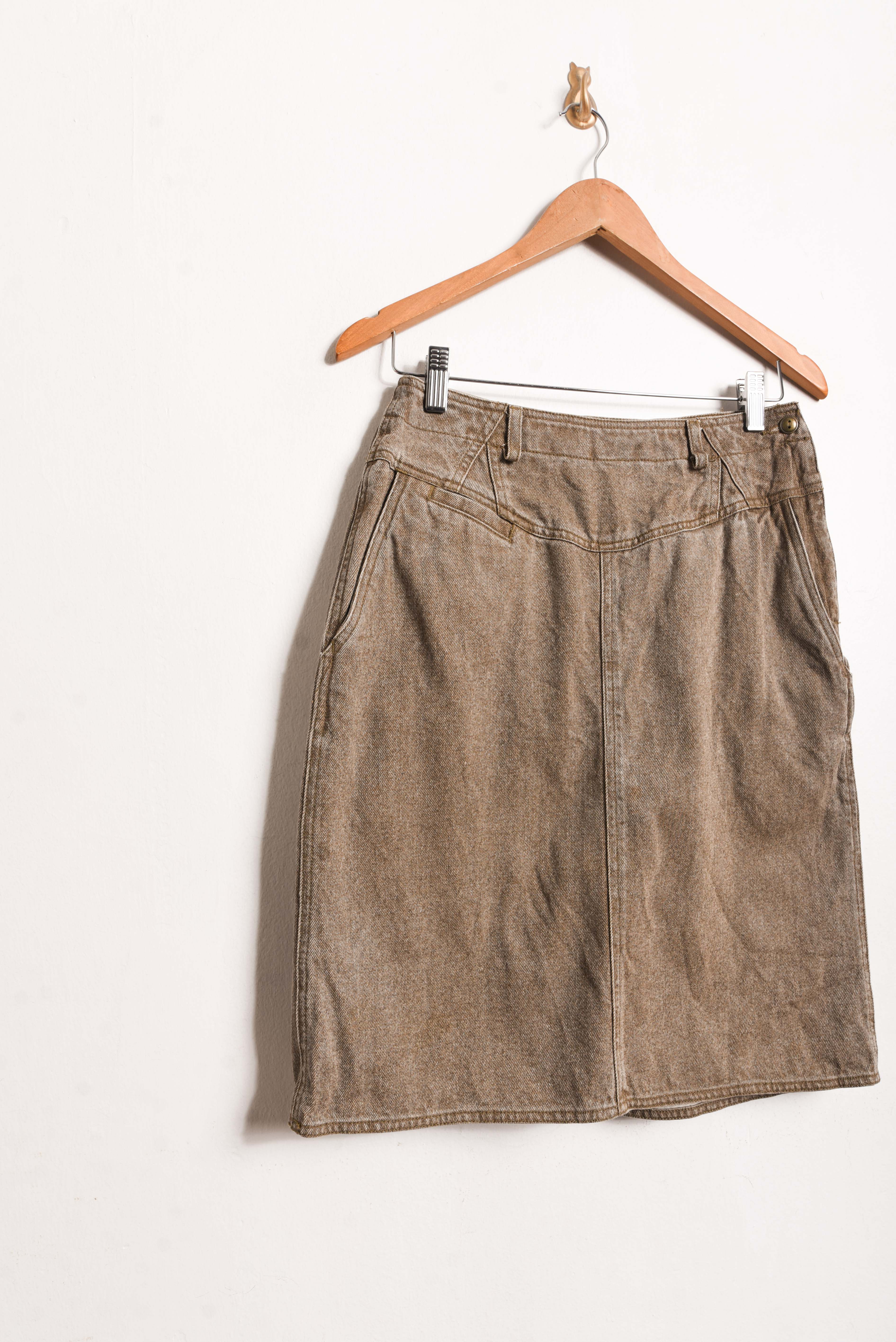 Falda denim café 90s LizWear