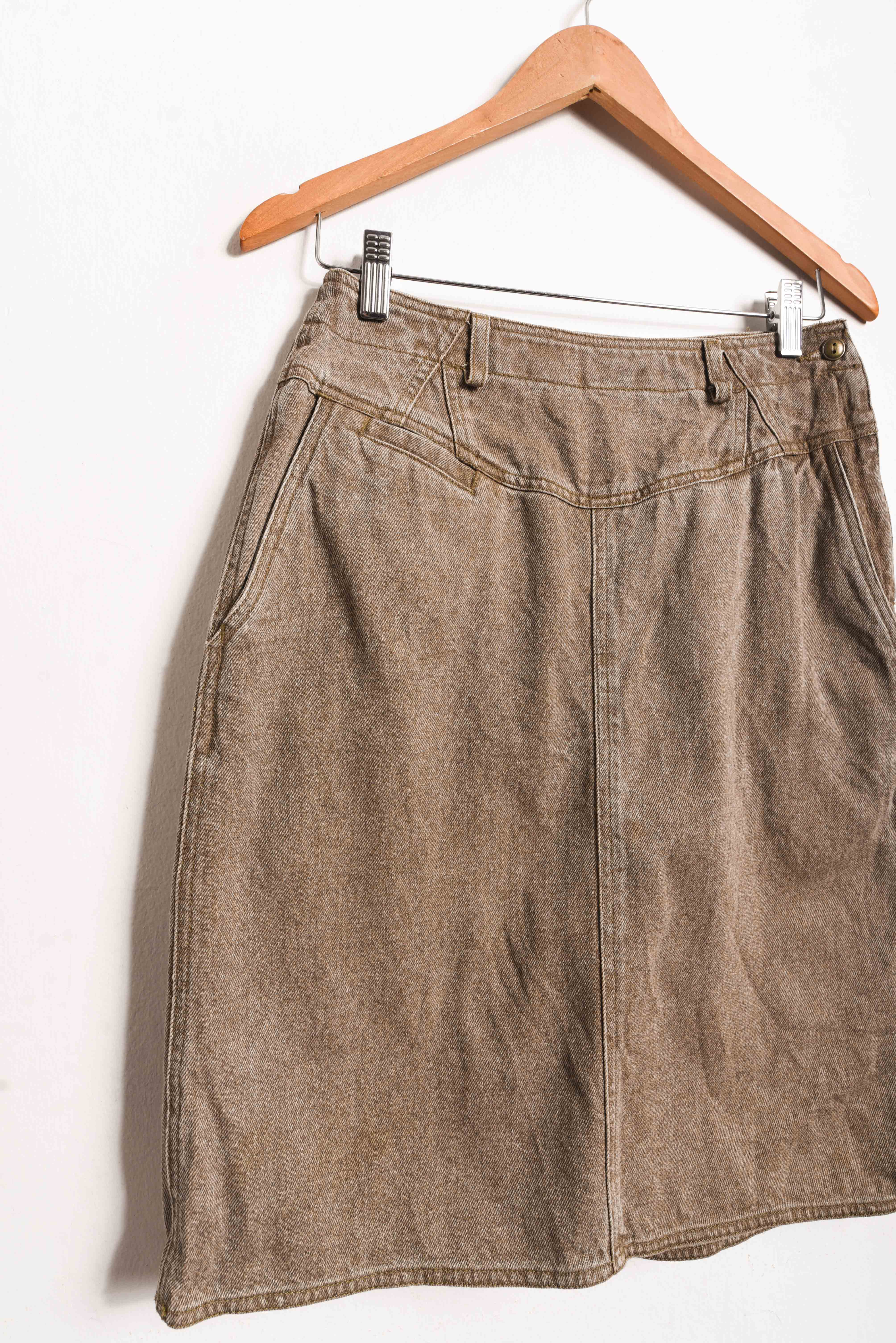 Falda denim café 90s LizWear
