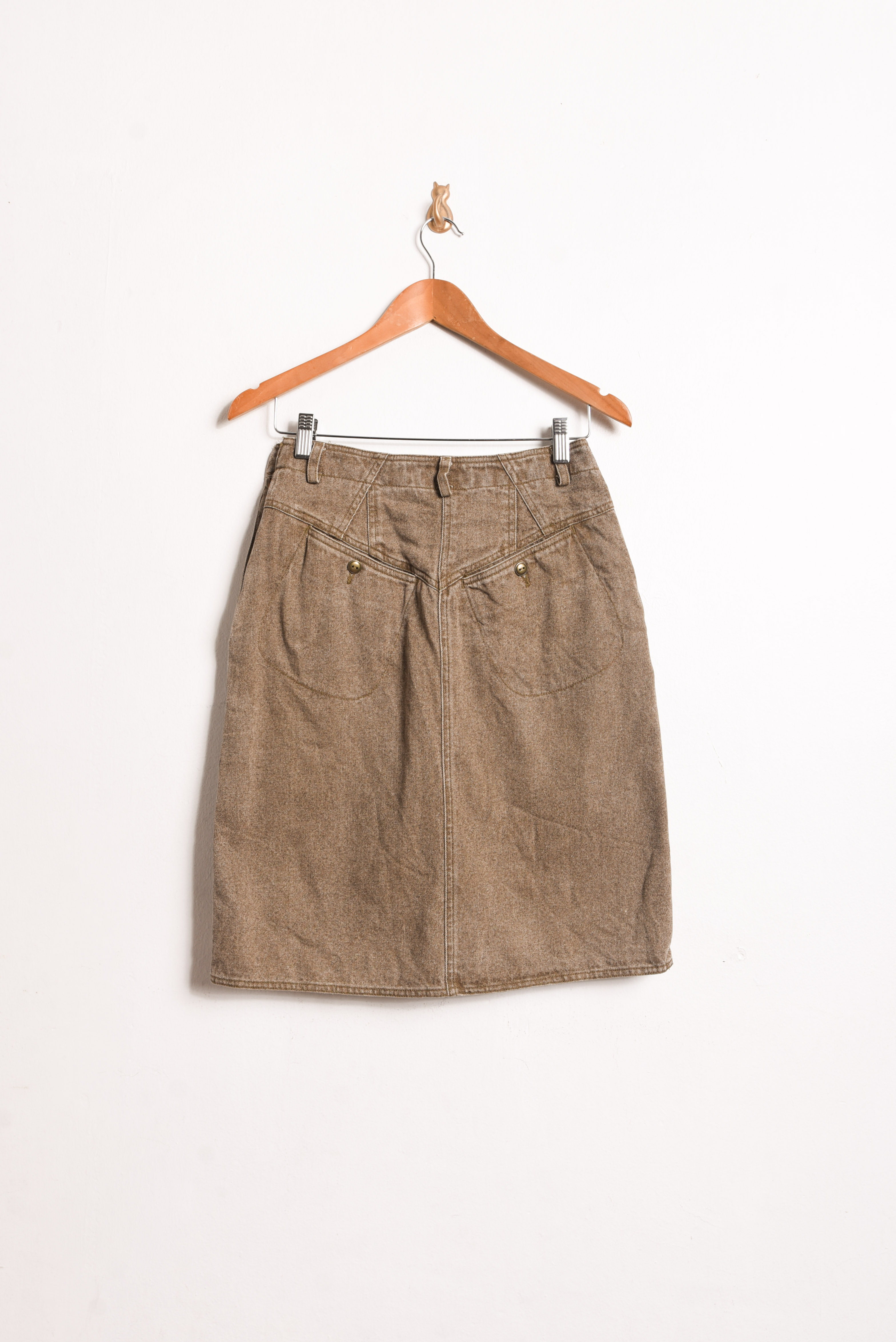 Falda denim café 90s LizWear