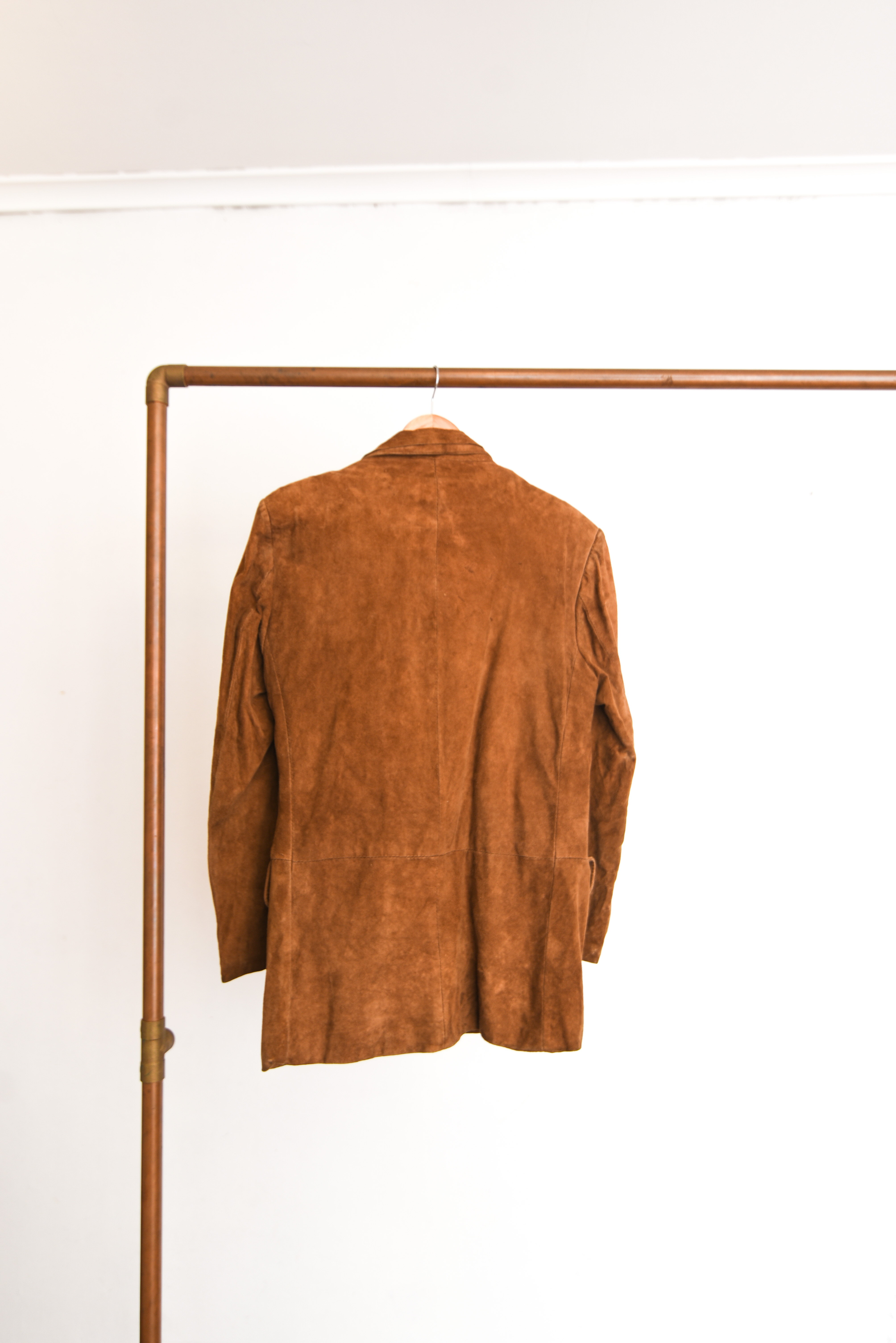 Blazer café gamuza vintage