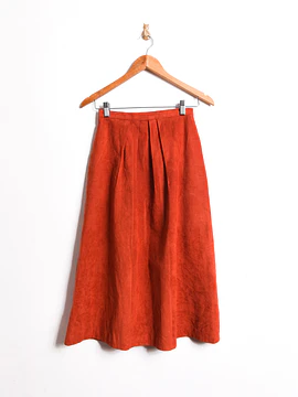 Falda vintage granate 70s