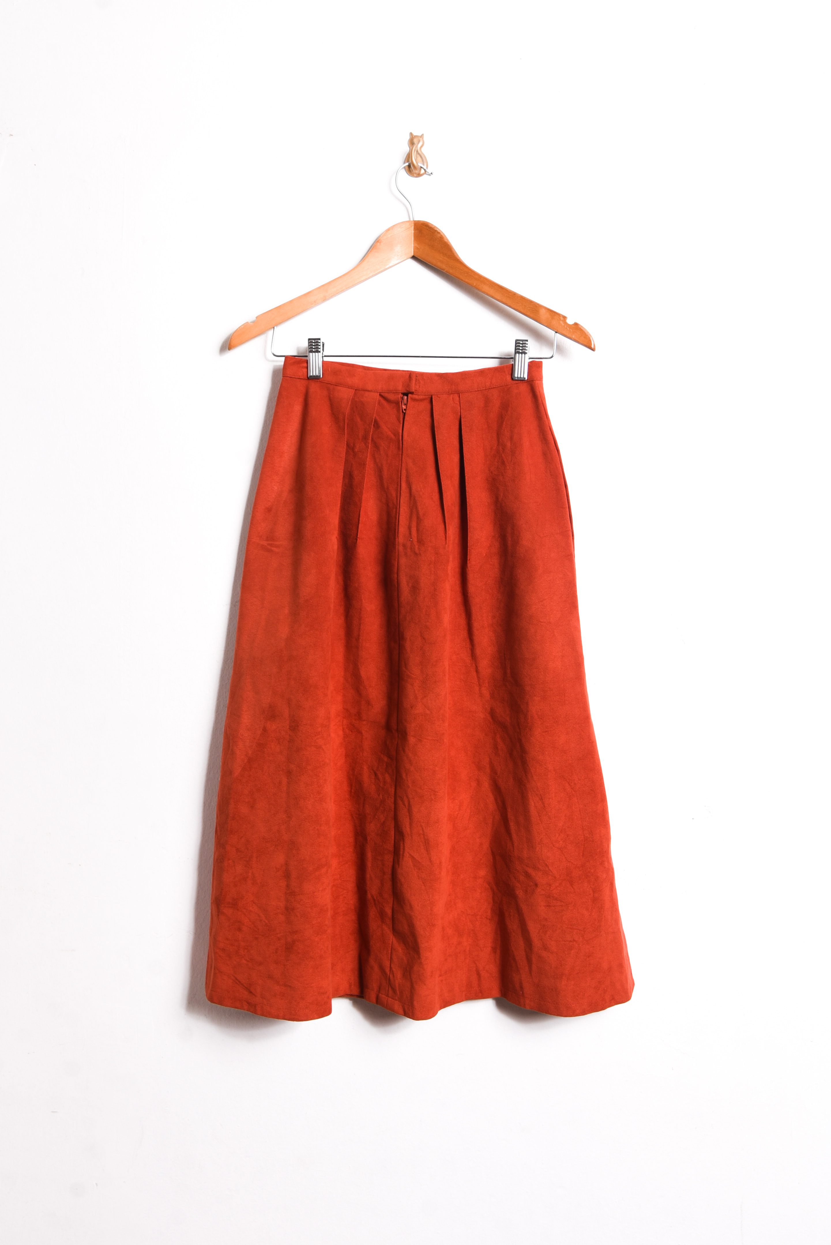 Falda vintage granate 70s