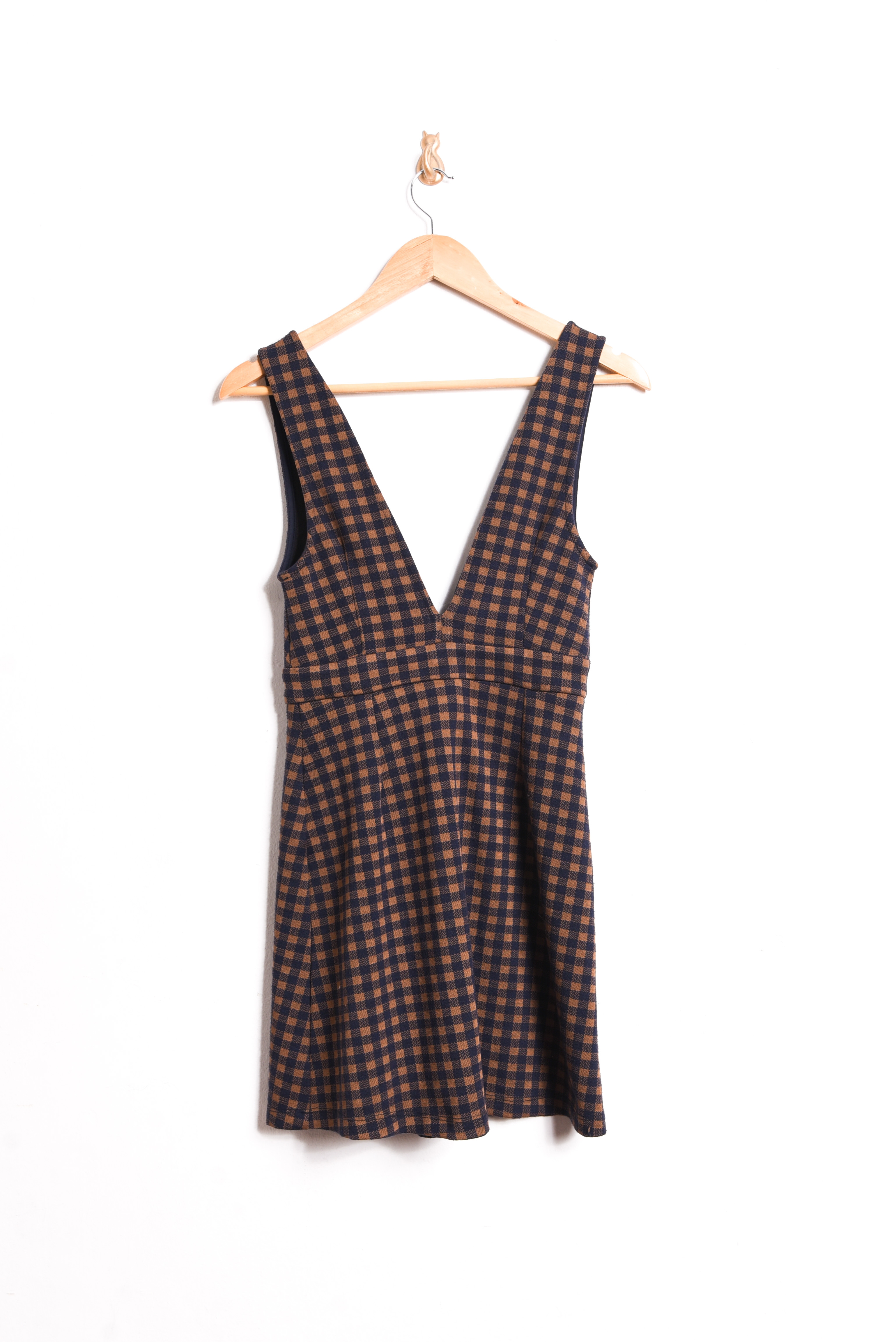 Vestido gingham Topshop