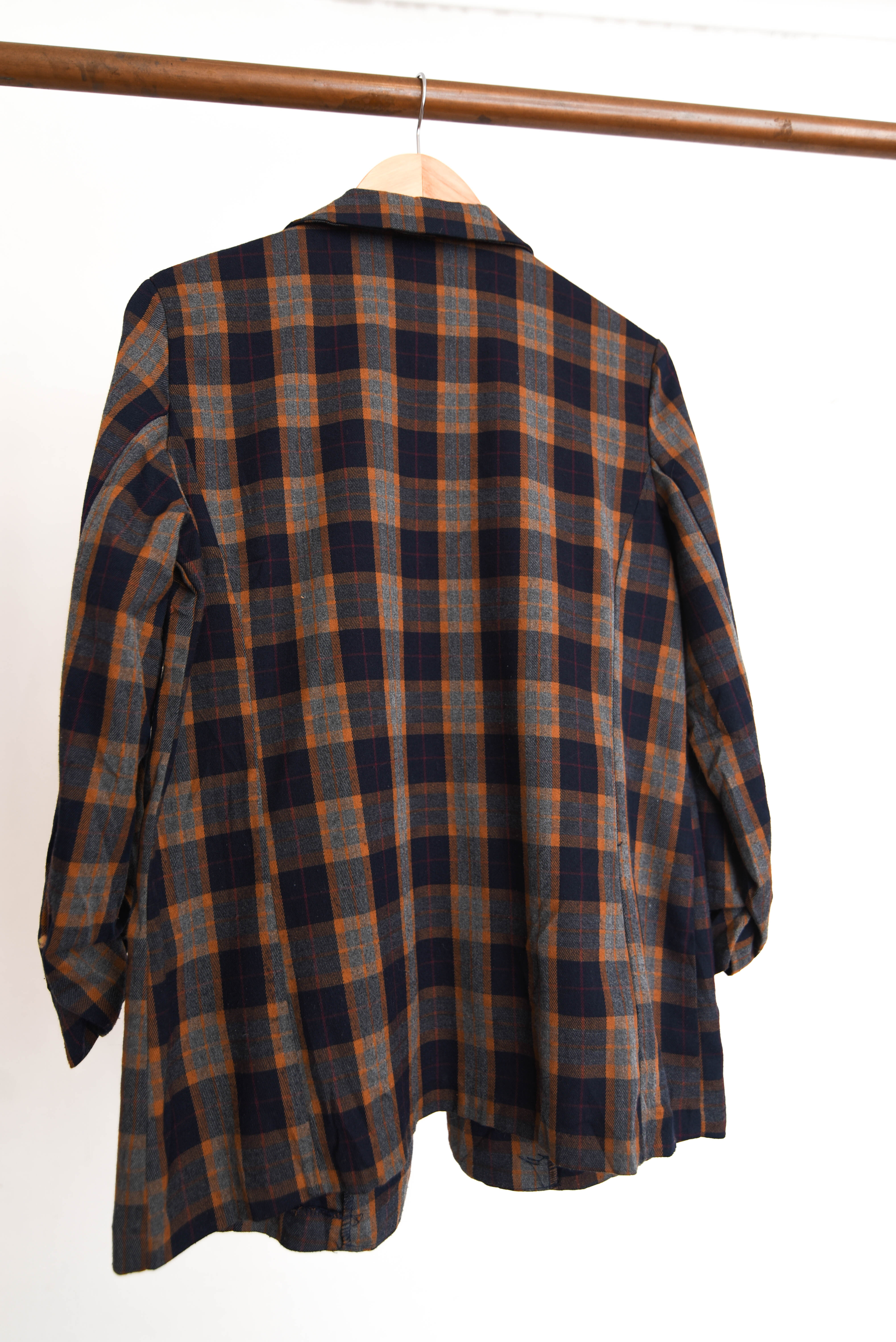 Blazer gingham tapado