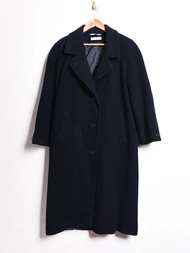 Abrigo lana blue navy vintage