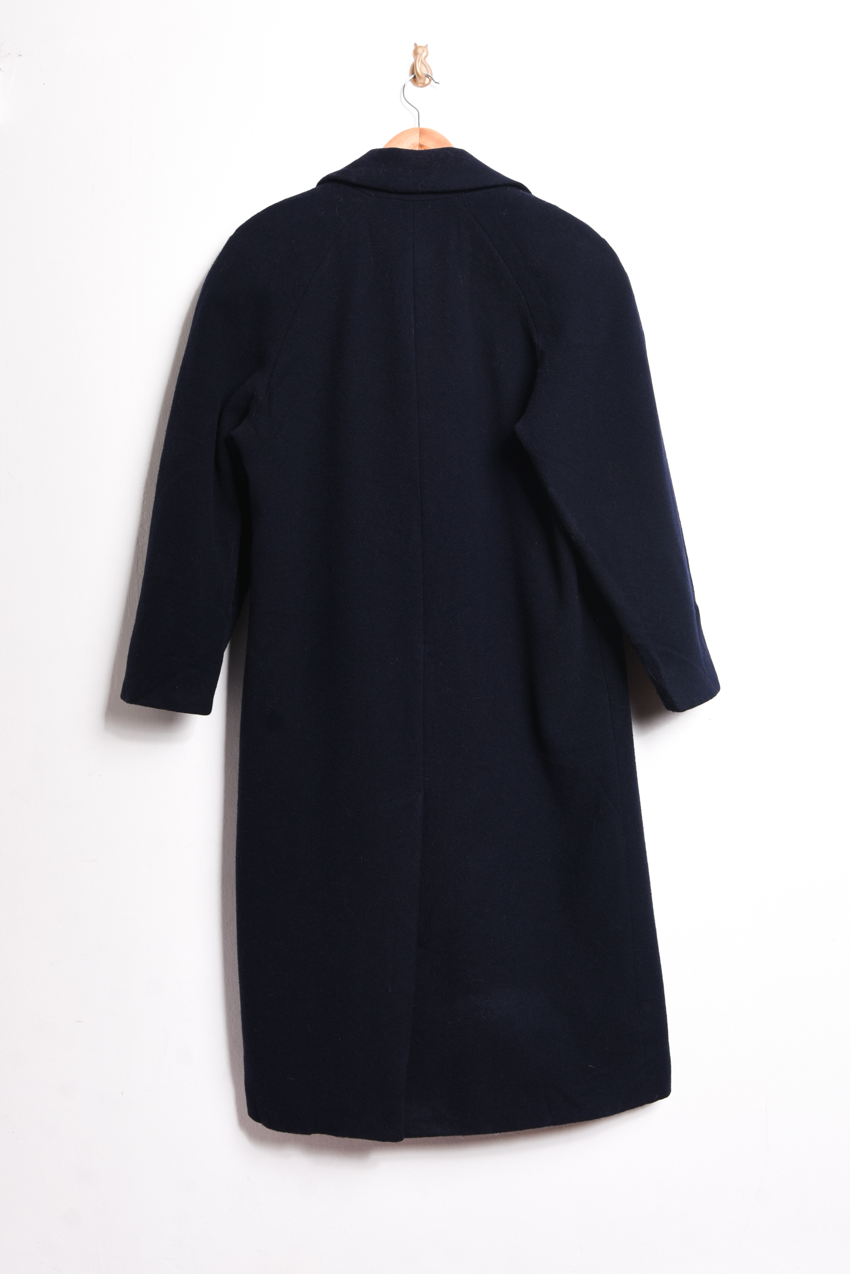 Abrigo lana blue navy vintage