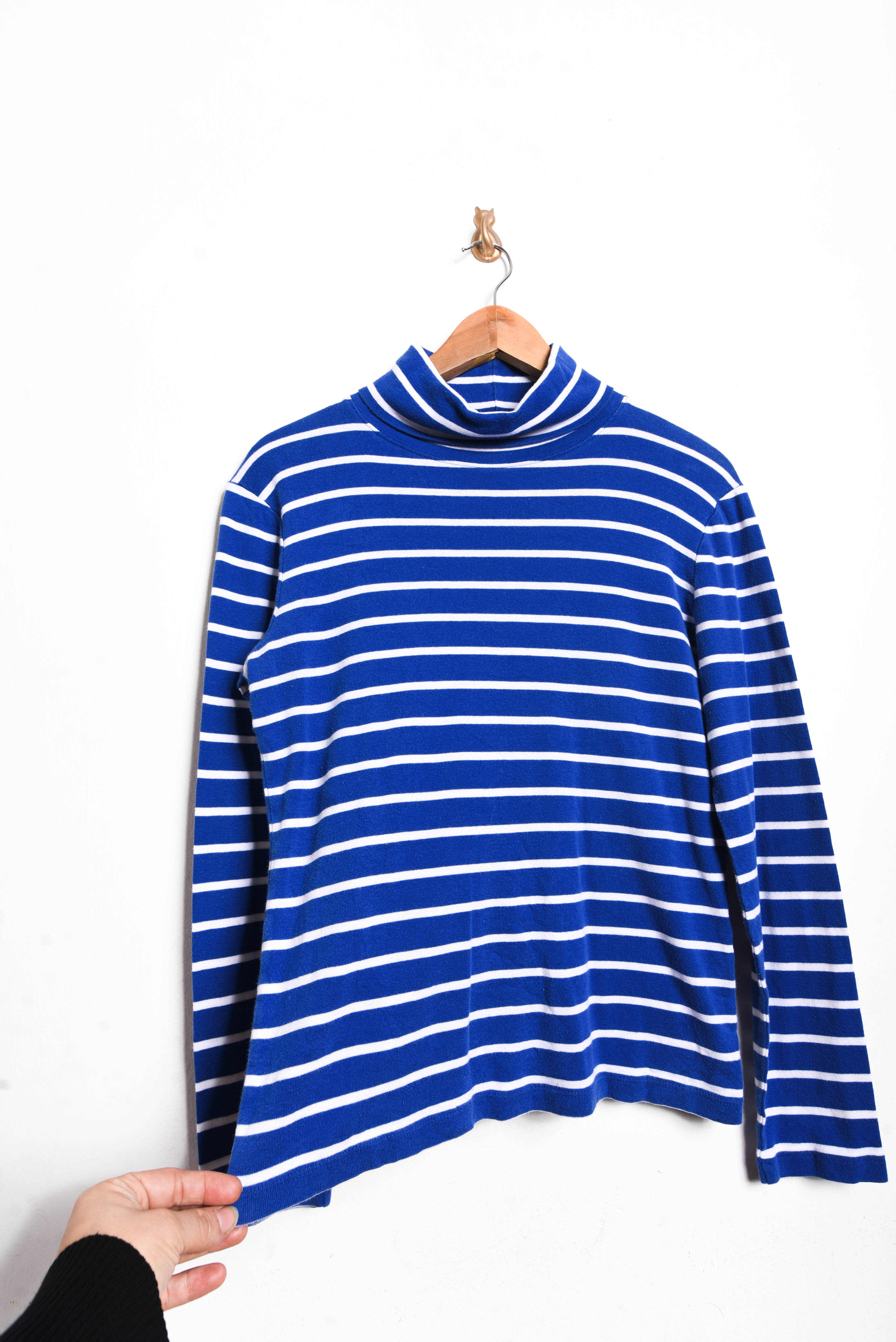 Beatle cotton rayado azulino