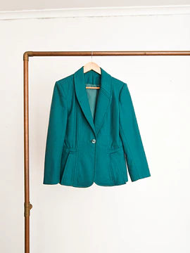 Blazer verde jade lana Bellavista Oveja Tomé