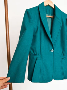 Blazer verde jade lana Bellavista Oveja Tomé