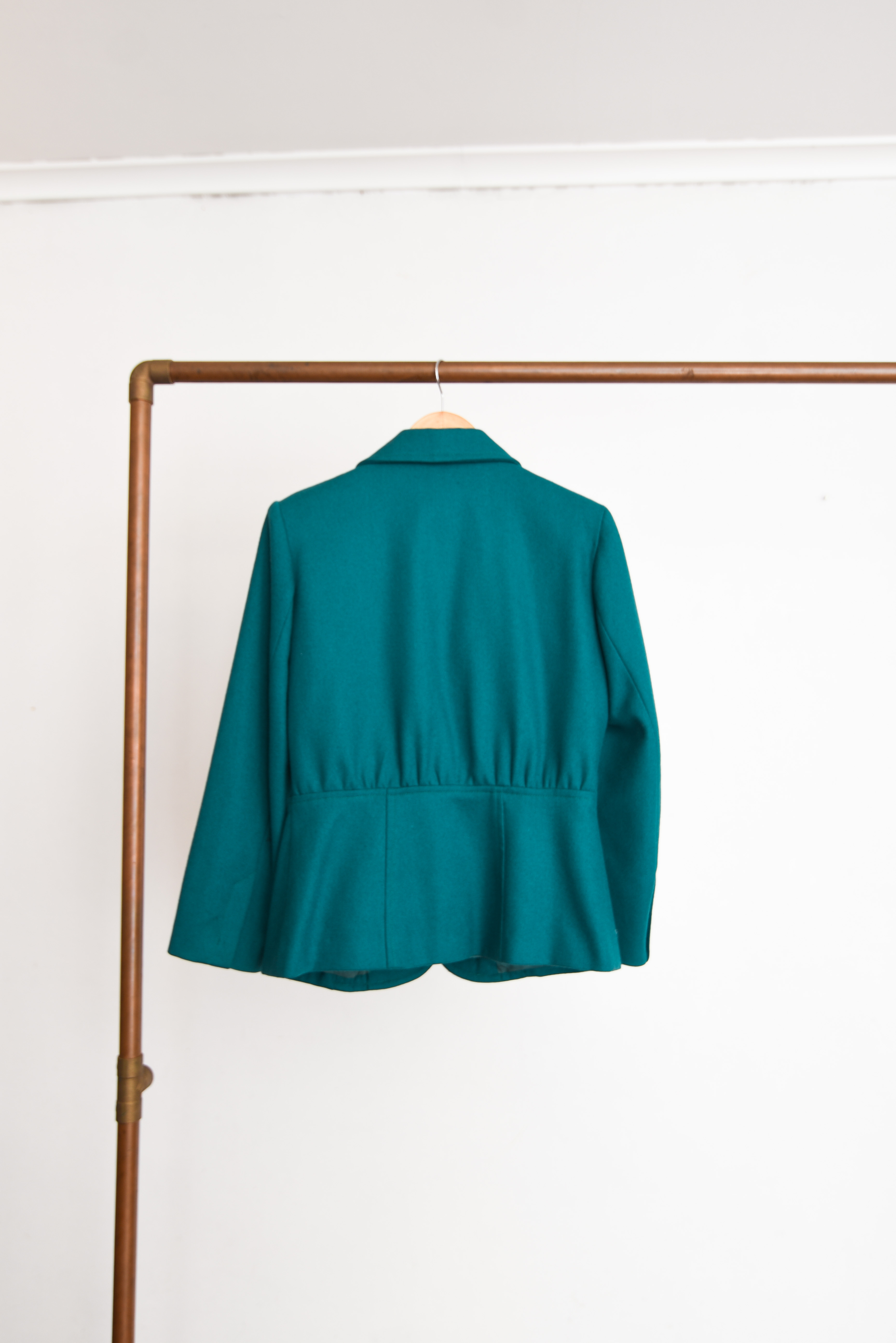 Blazer verde jade lana Bellavista Oveja Tomé