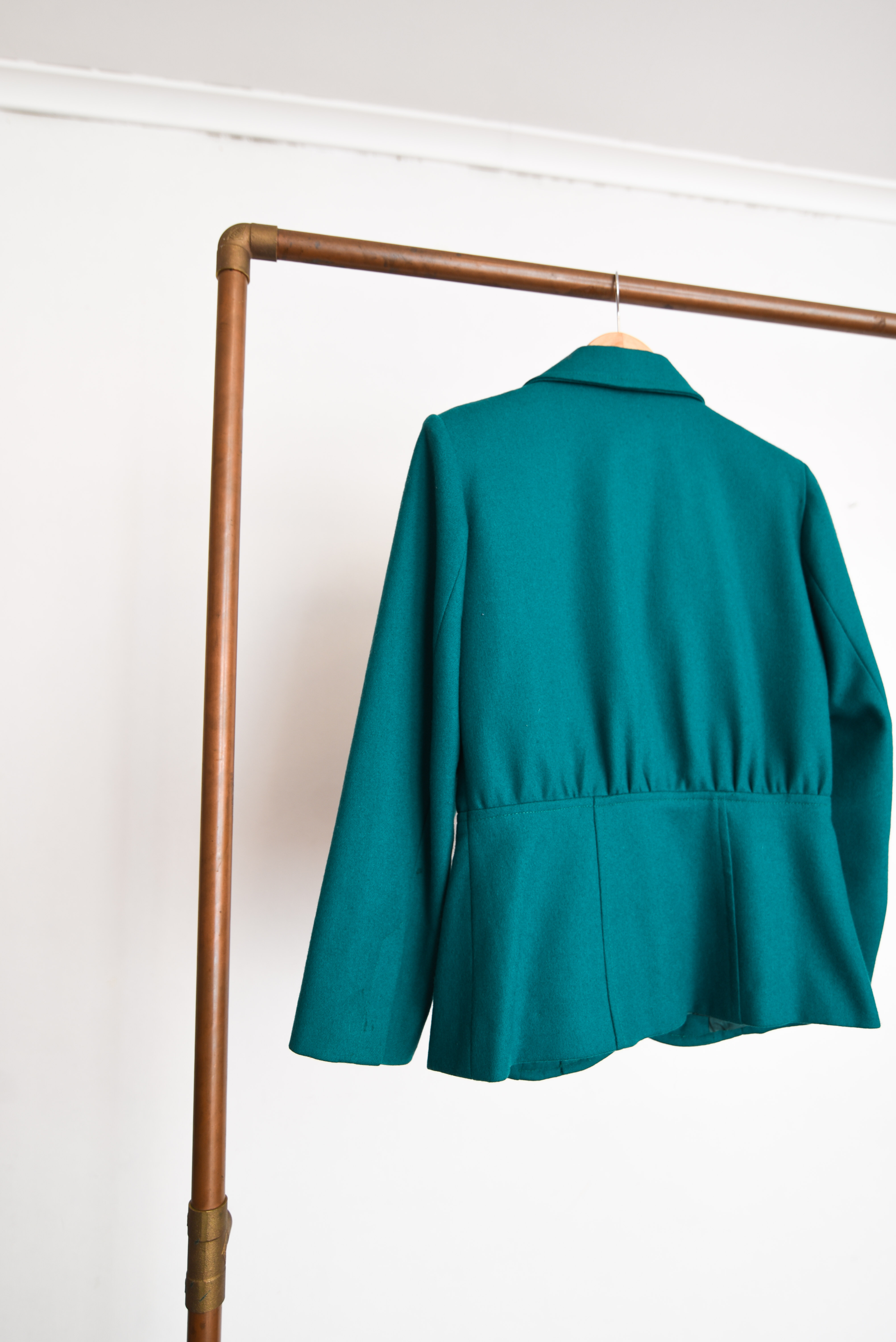 Blazer verde jade lana Bellavista Oveja Tomé