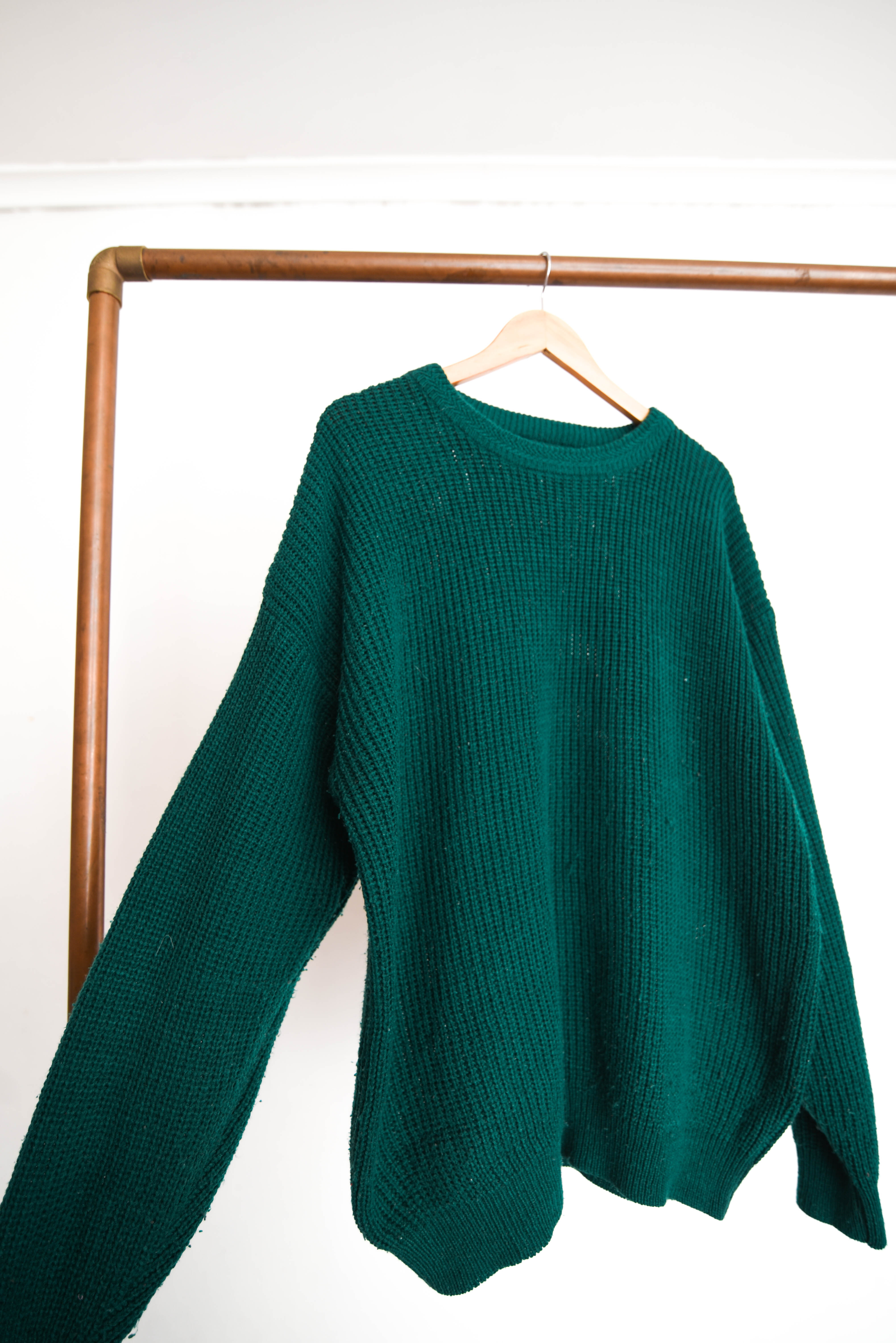 Chaleco vintage verde bosque