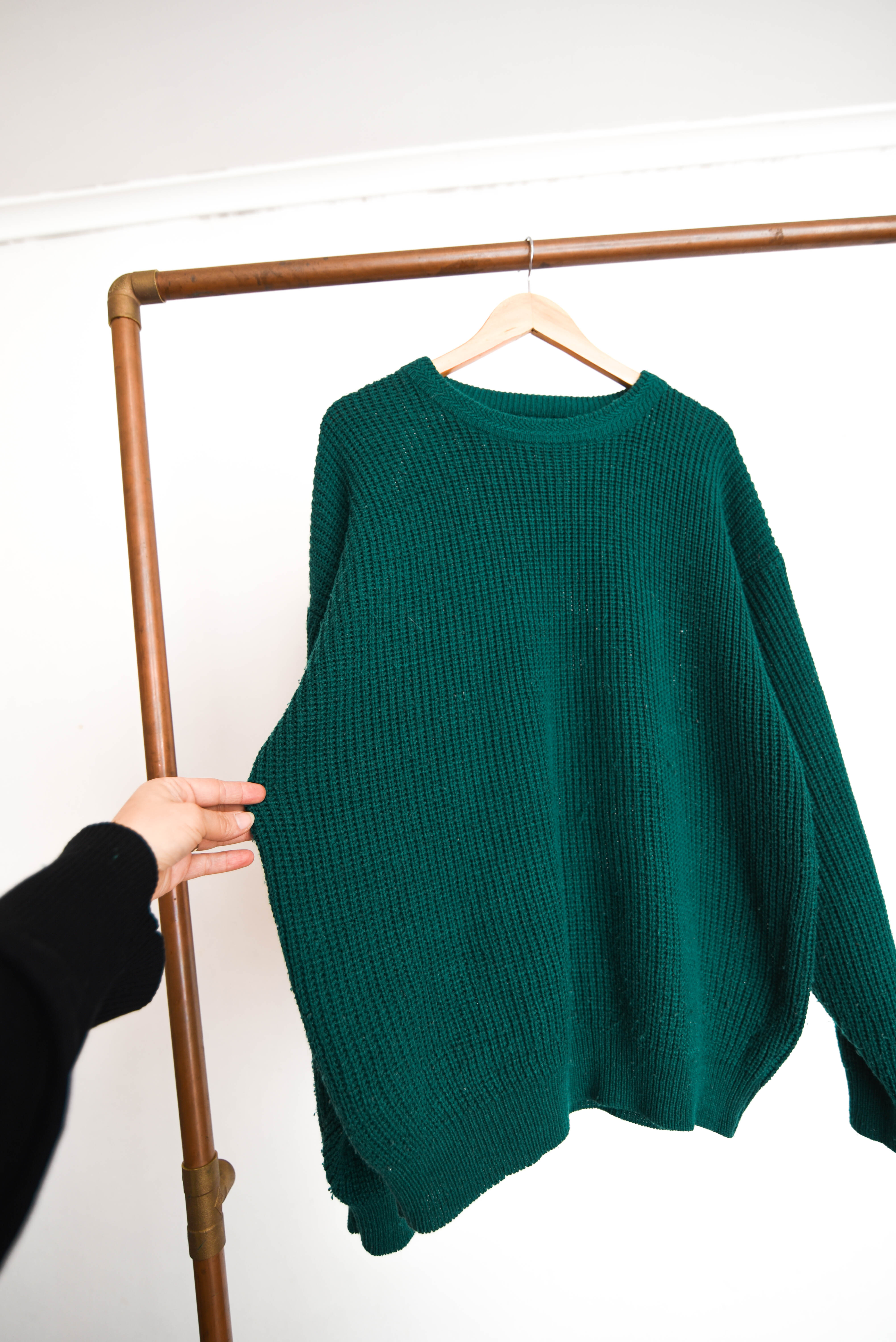 Chaleco vintage verde bosque