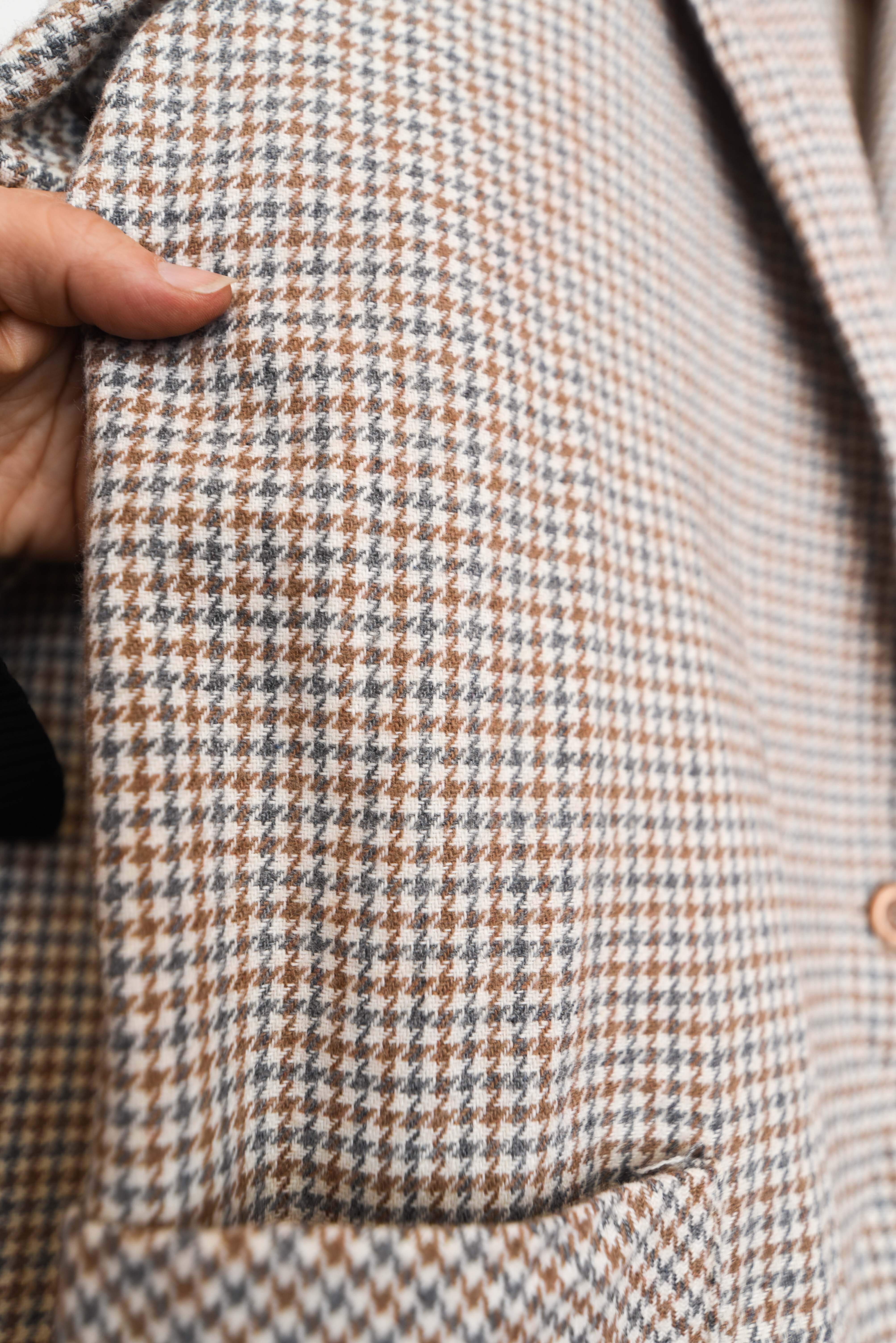 Blazer pata de gallo gris 90s