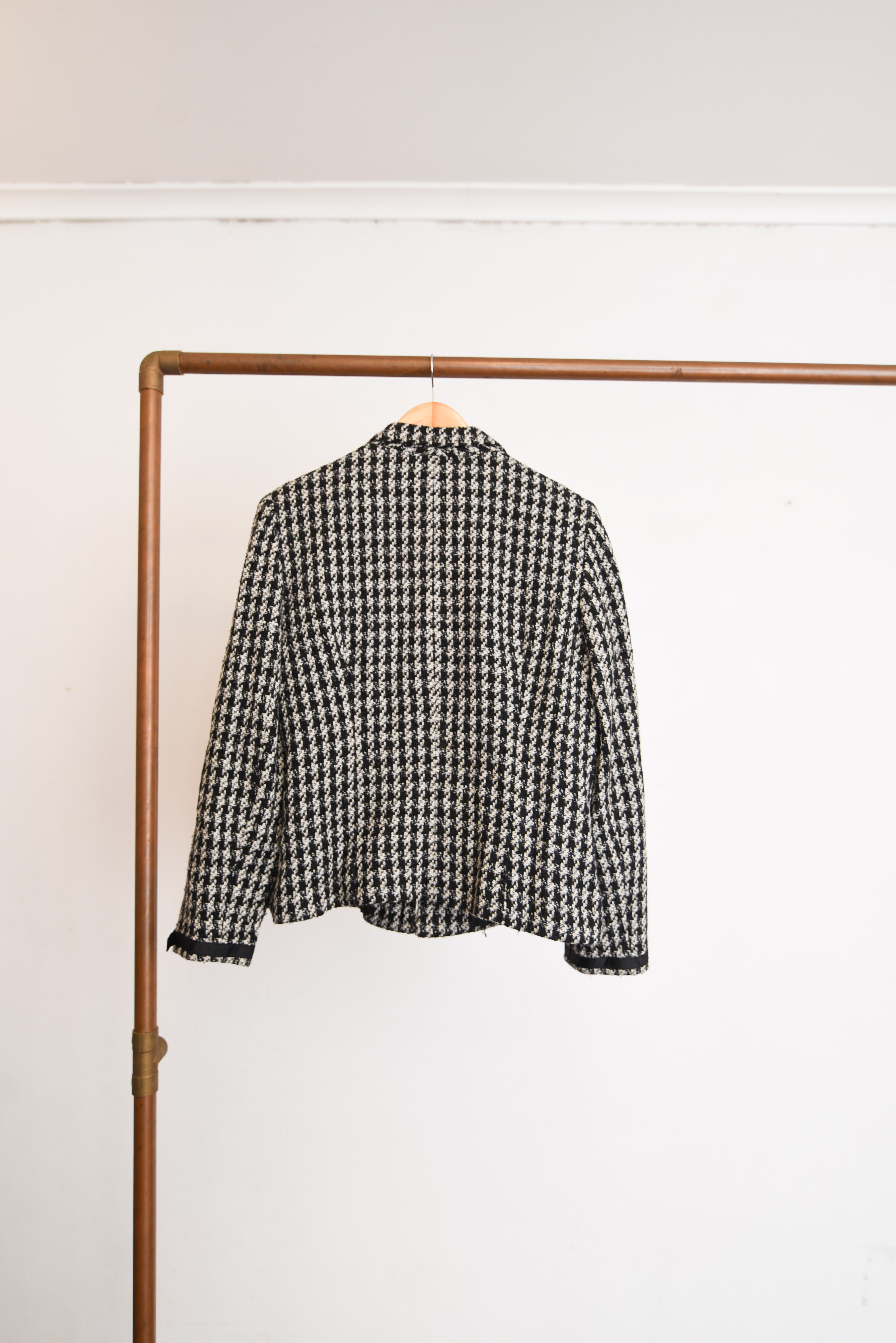 Blazer pata de gallo ribbons