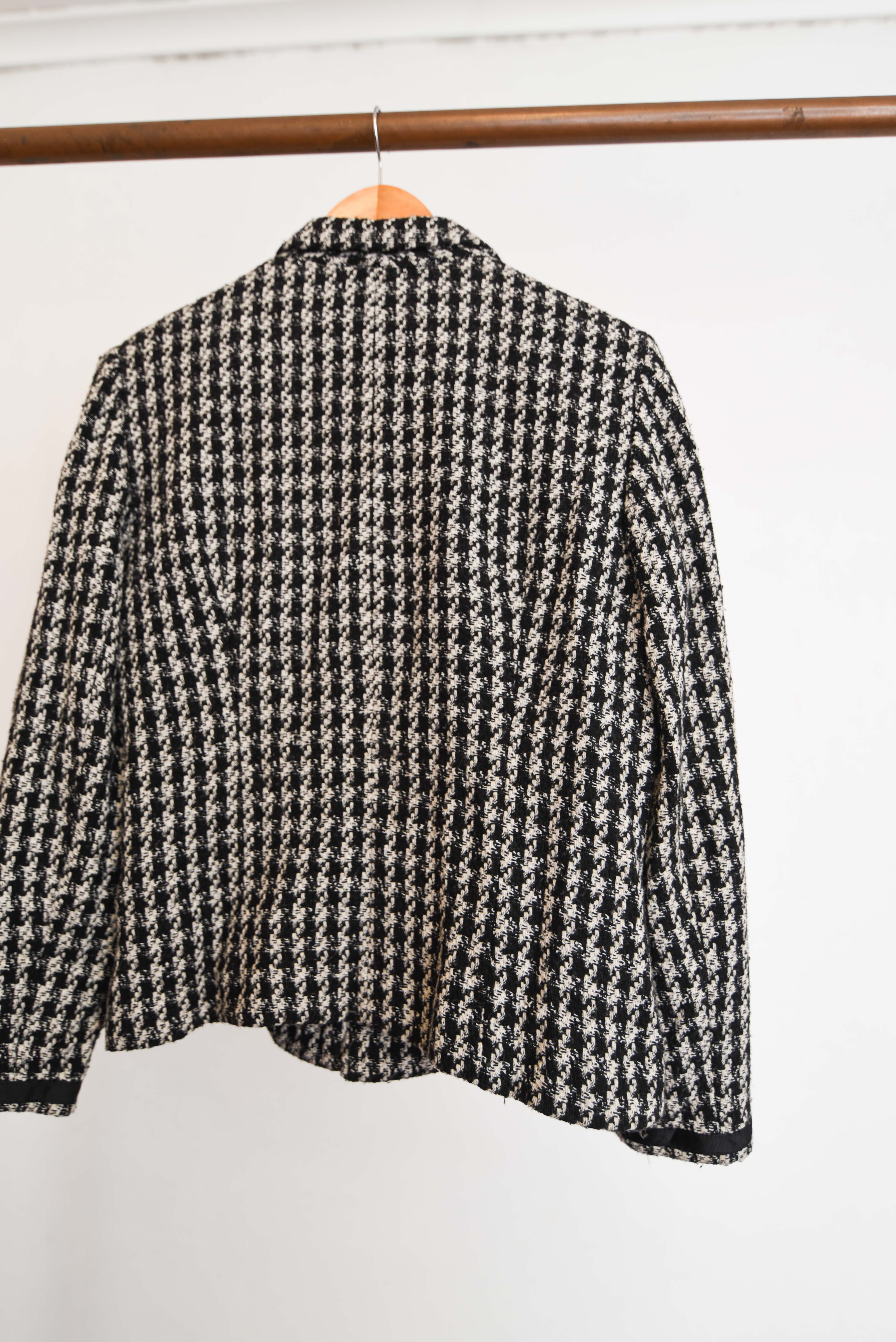 Blazer pata de gallo ribbons