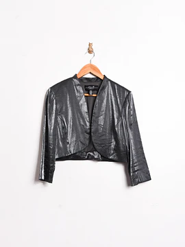 Chaqueta bolero plata vintage