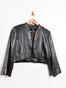Chaqueta bolero plata vintage