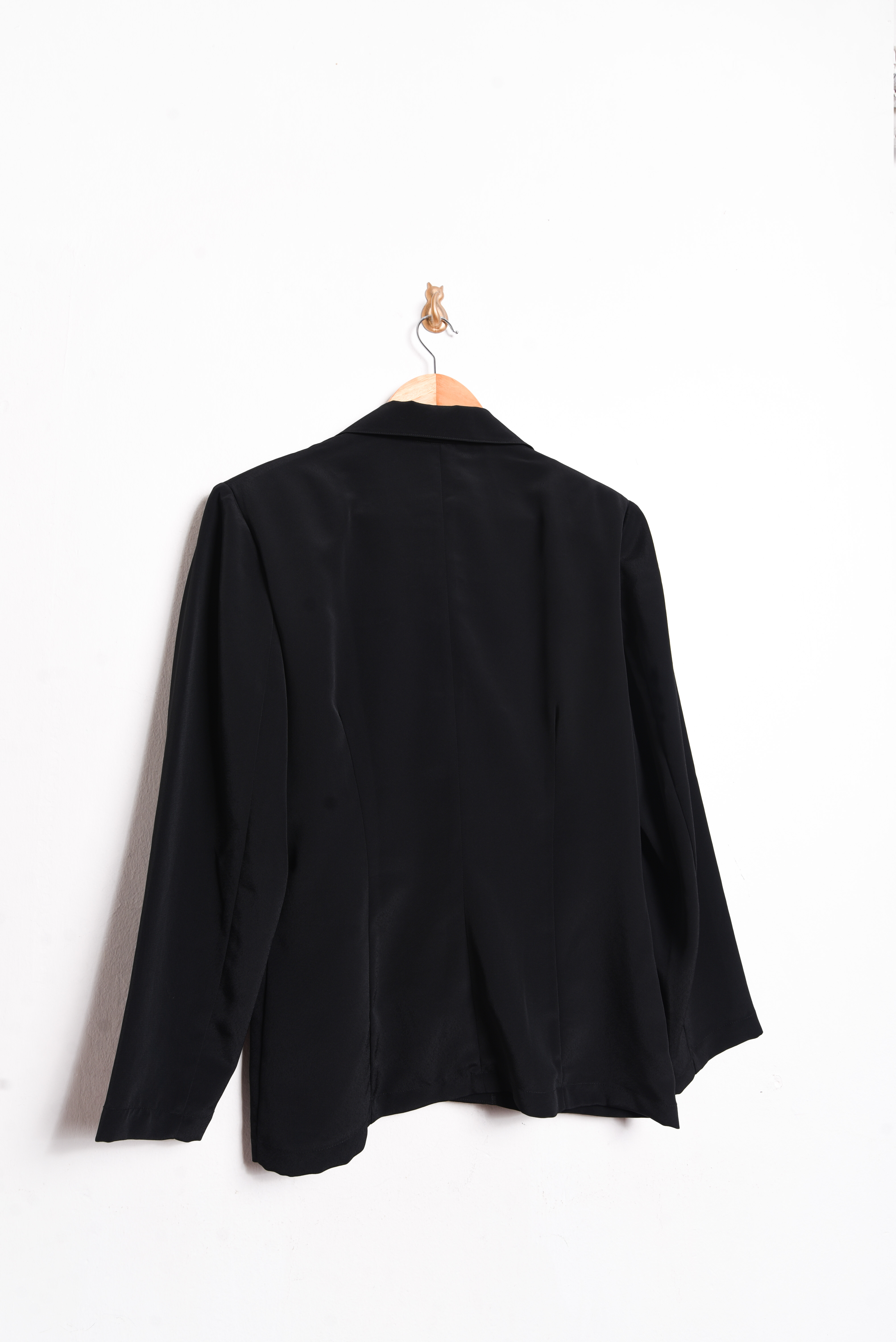 Blusa negra formal vintage