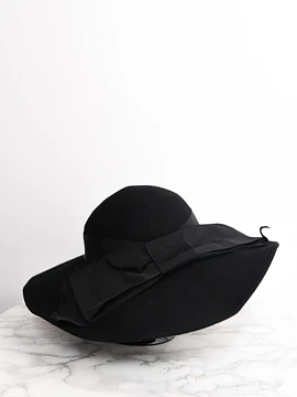 Sombrero lana vintage bow