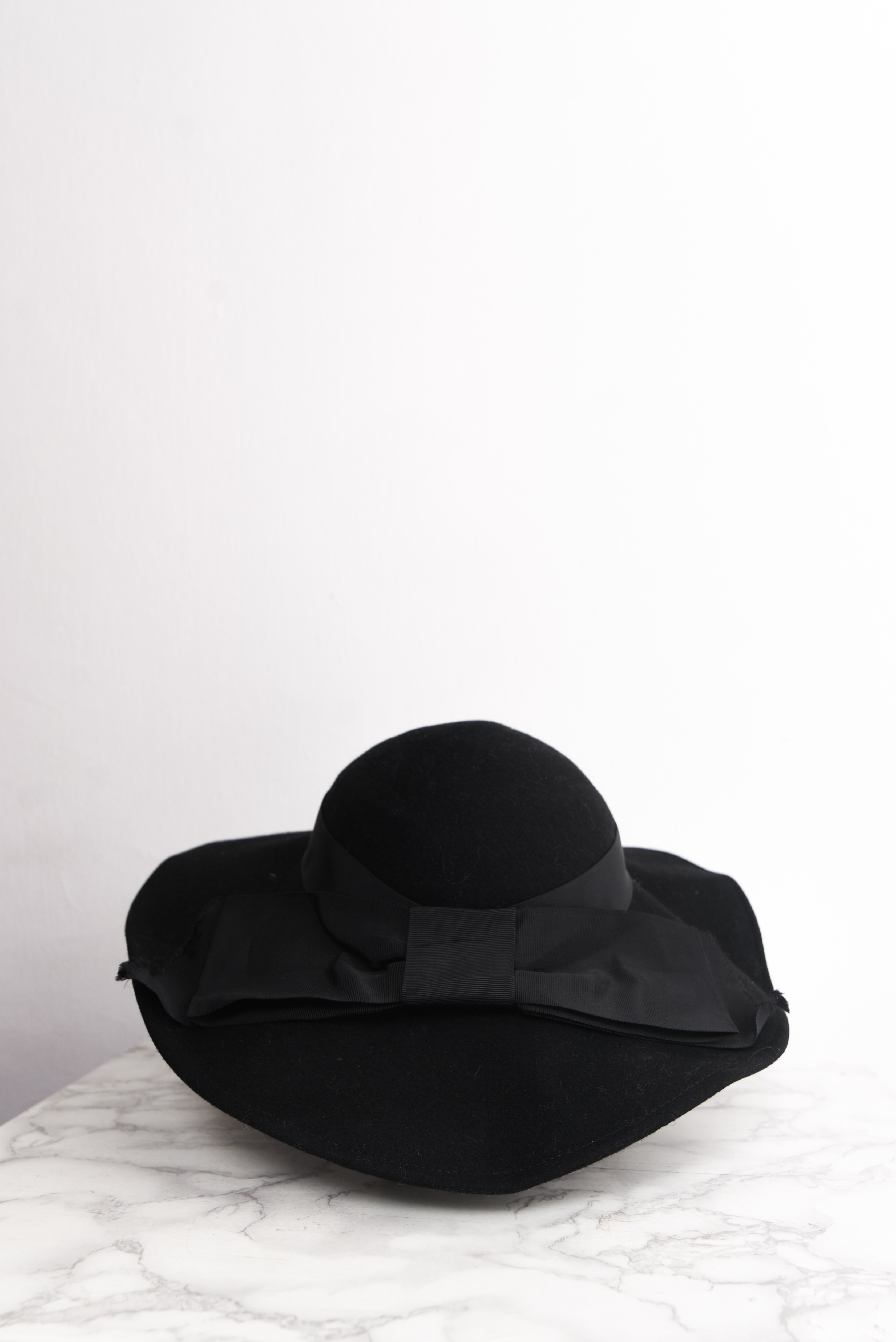 Sombrero lana vintage bow