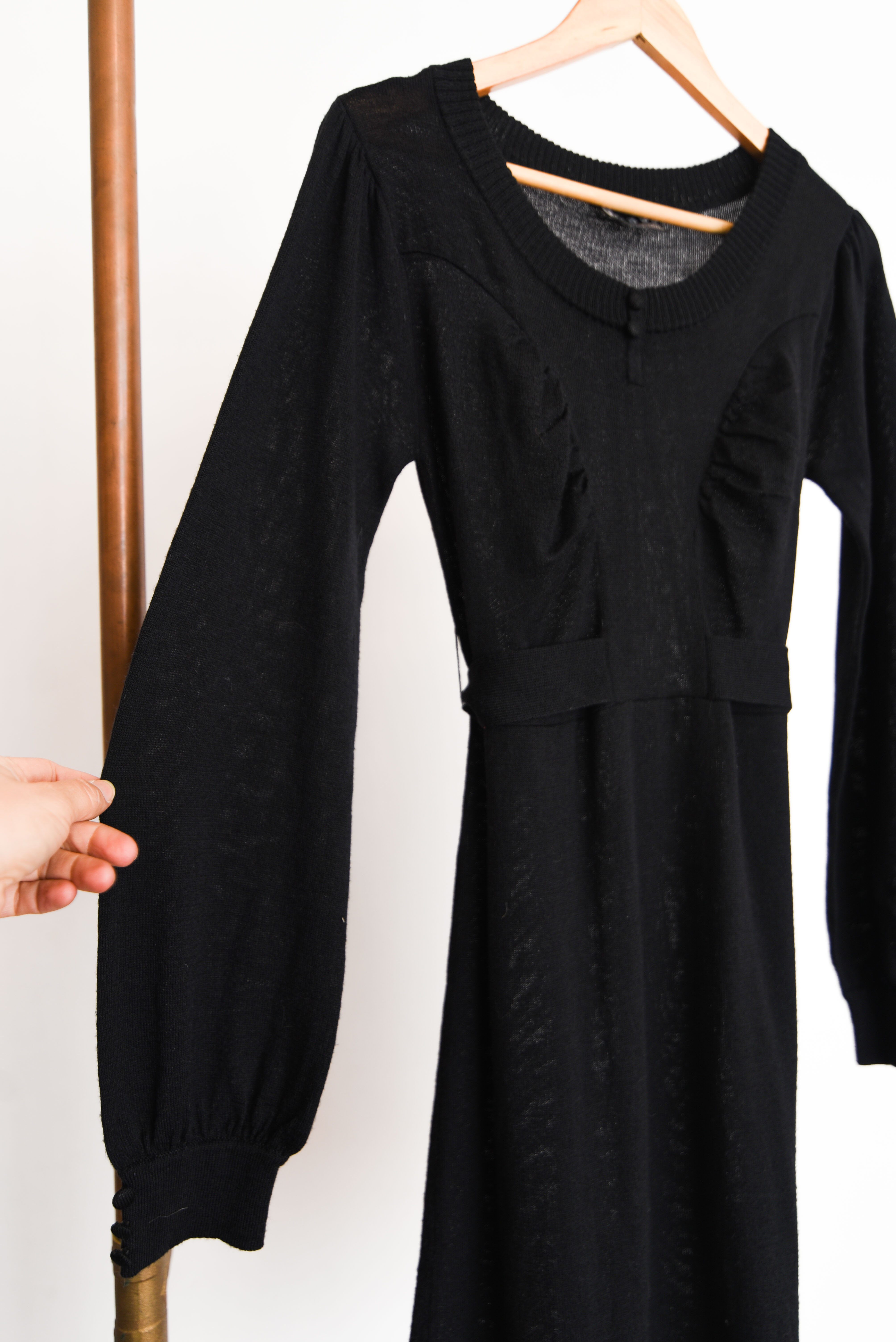 Vestido tejido black