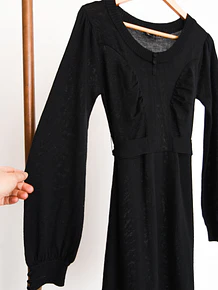 Vestido tejido black