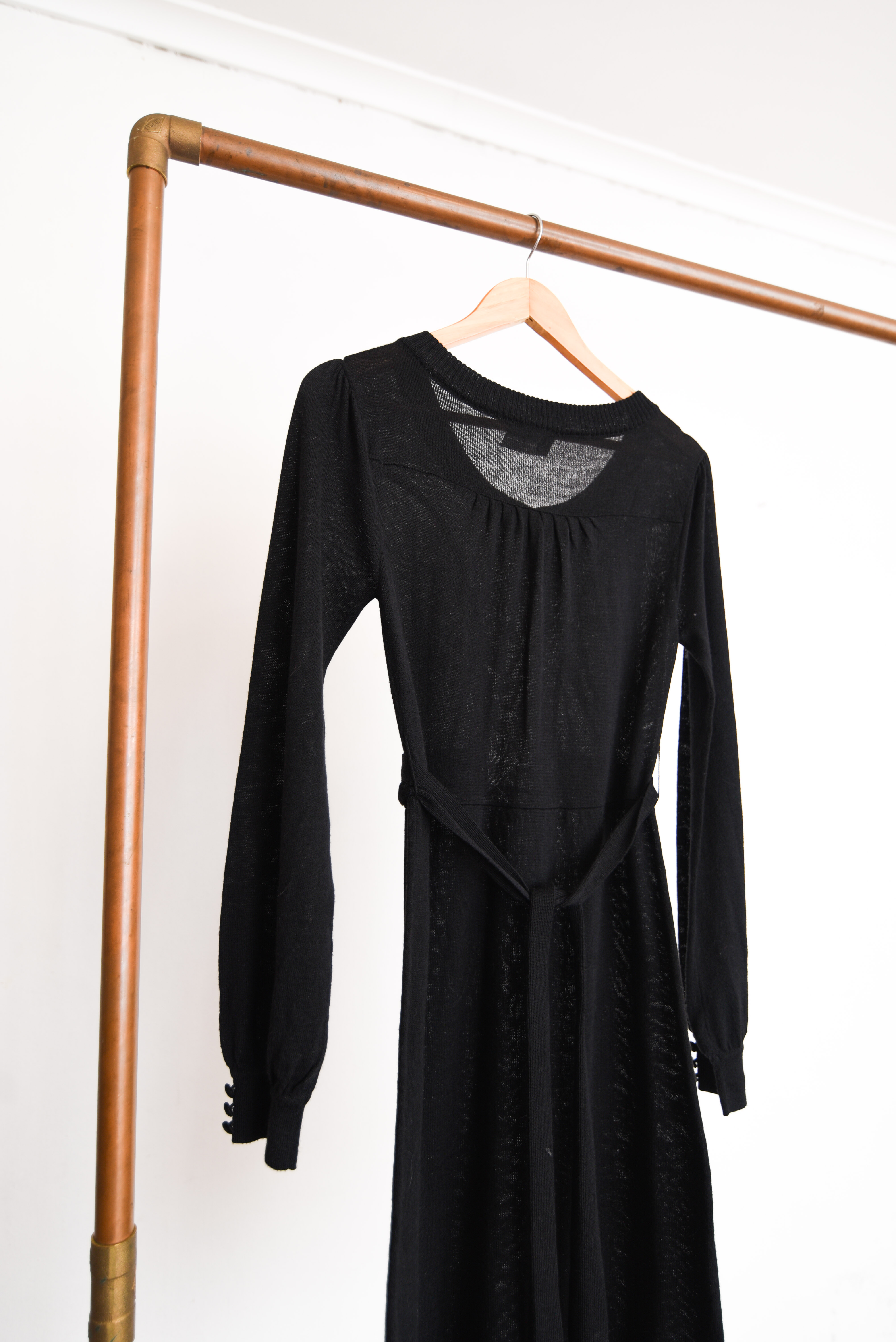 Vestido tejido black