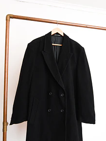 Abrigo vintage lana Pierre Cardin