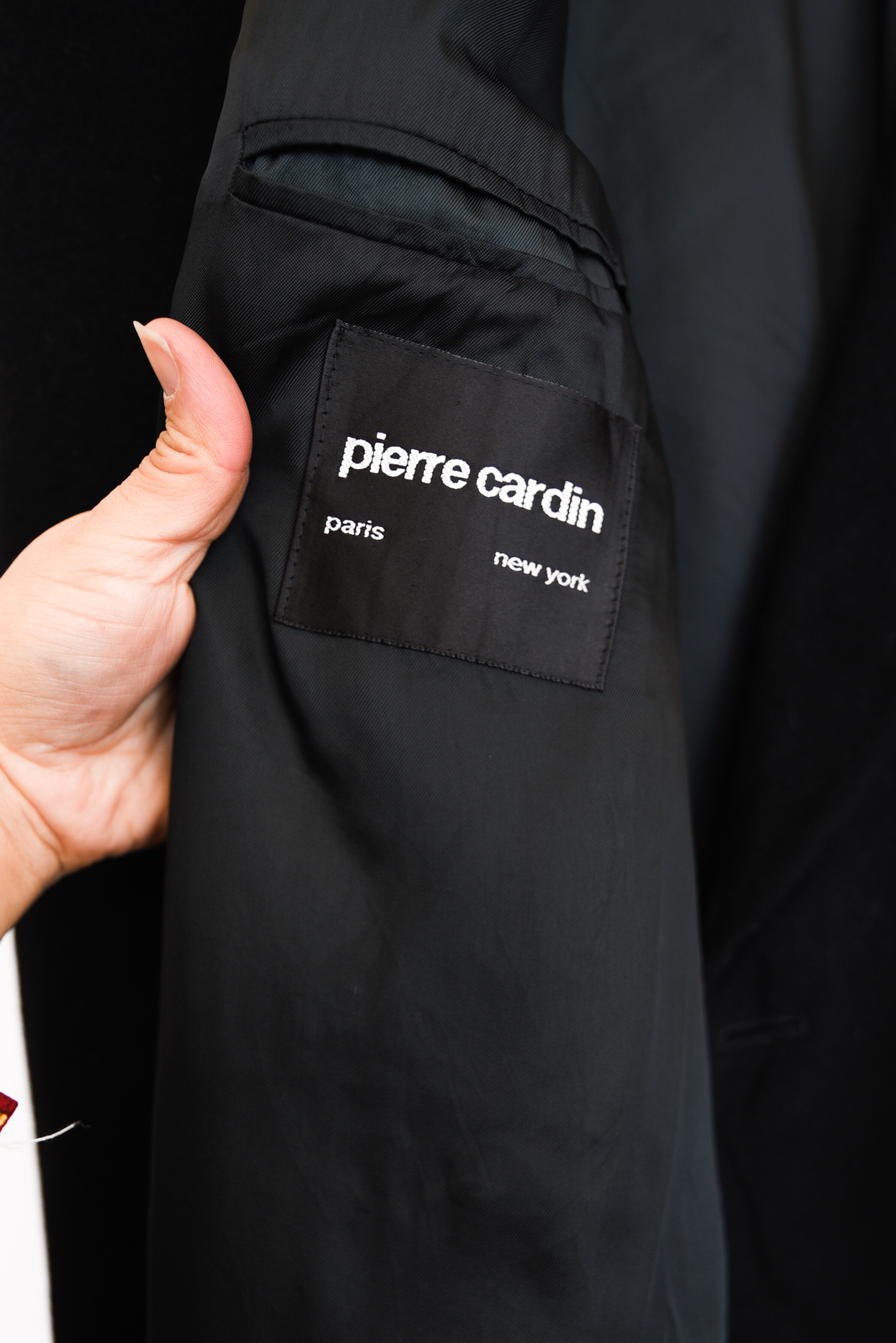 Abrigo vintage lana Pierre Cardin