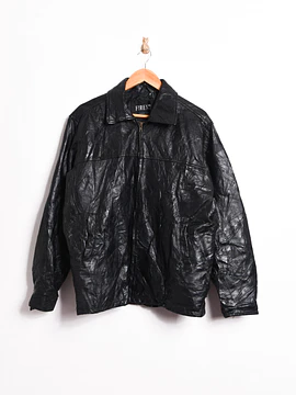 Chaqueta cuero patchwork