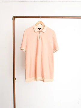 Top knit peach cuellito