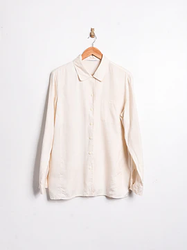 Blusa vintage marfil botones