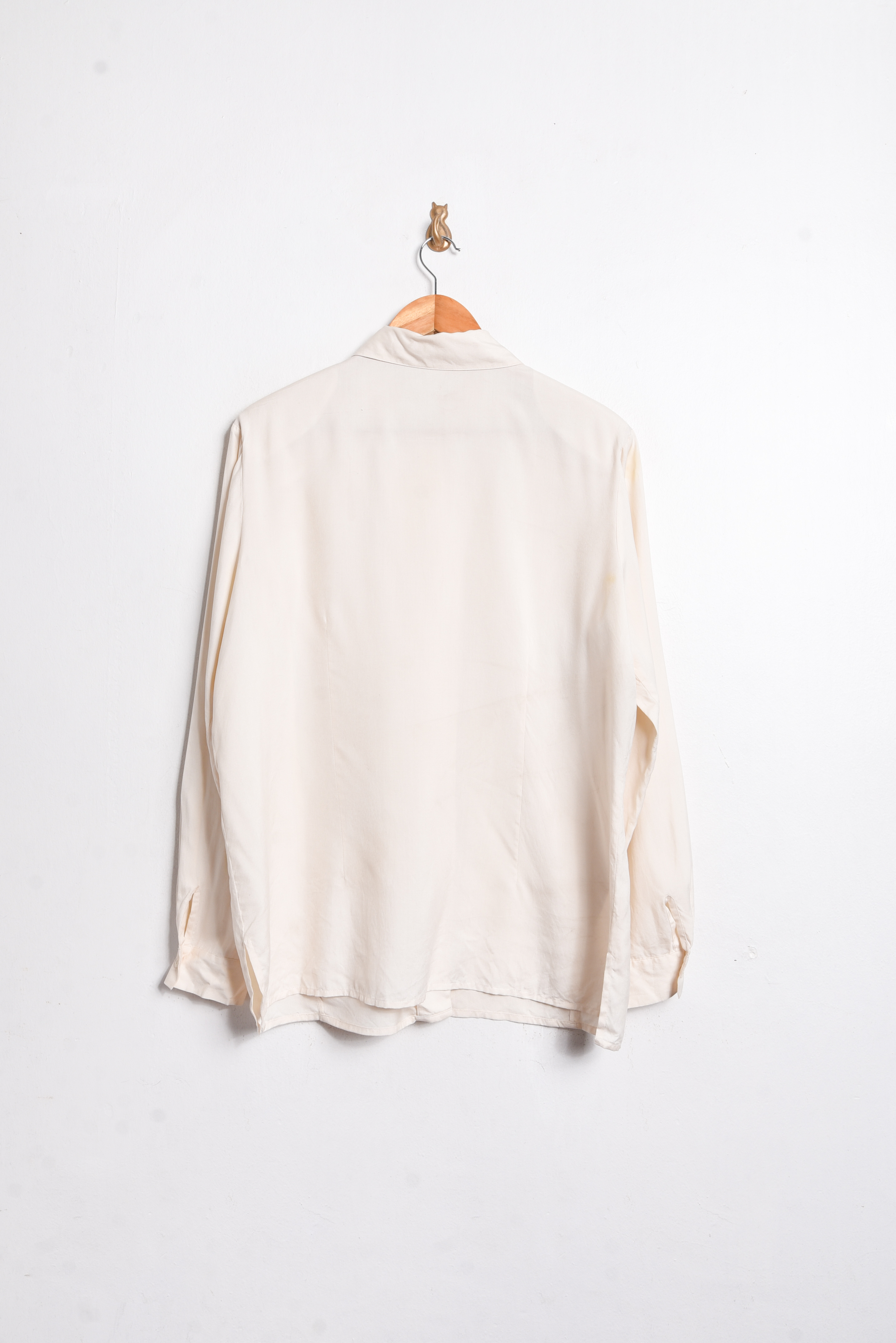 Blusa vintage marfil botones
