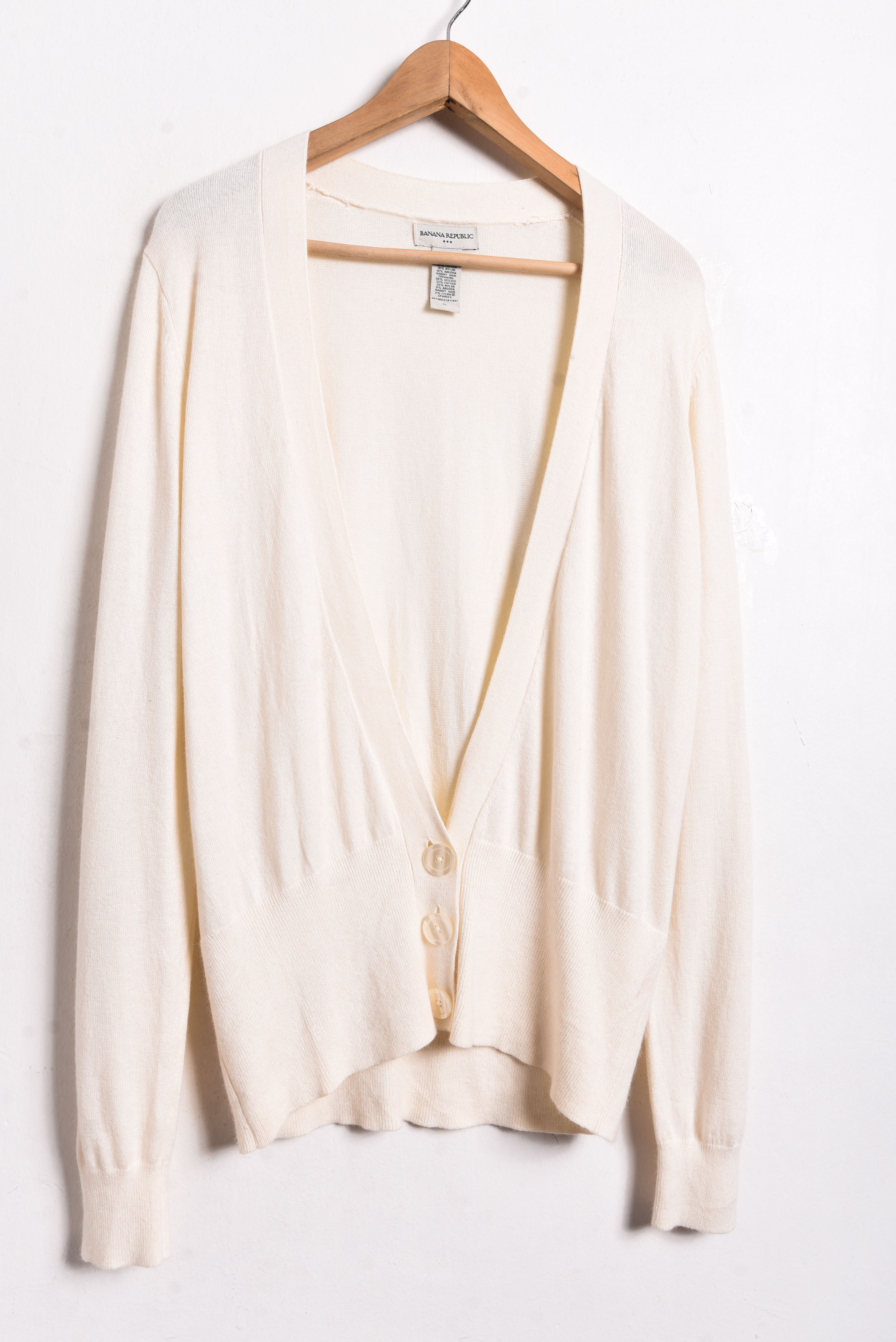 Cardigan marfil botones