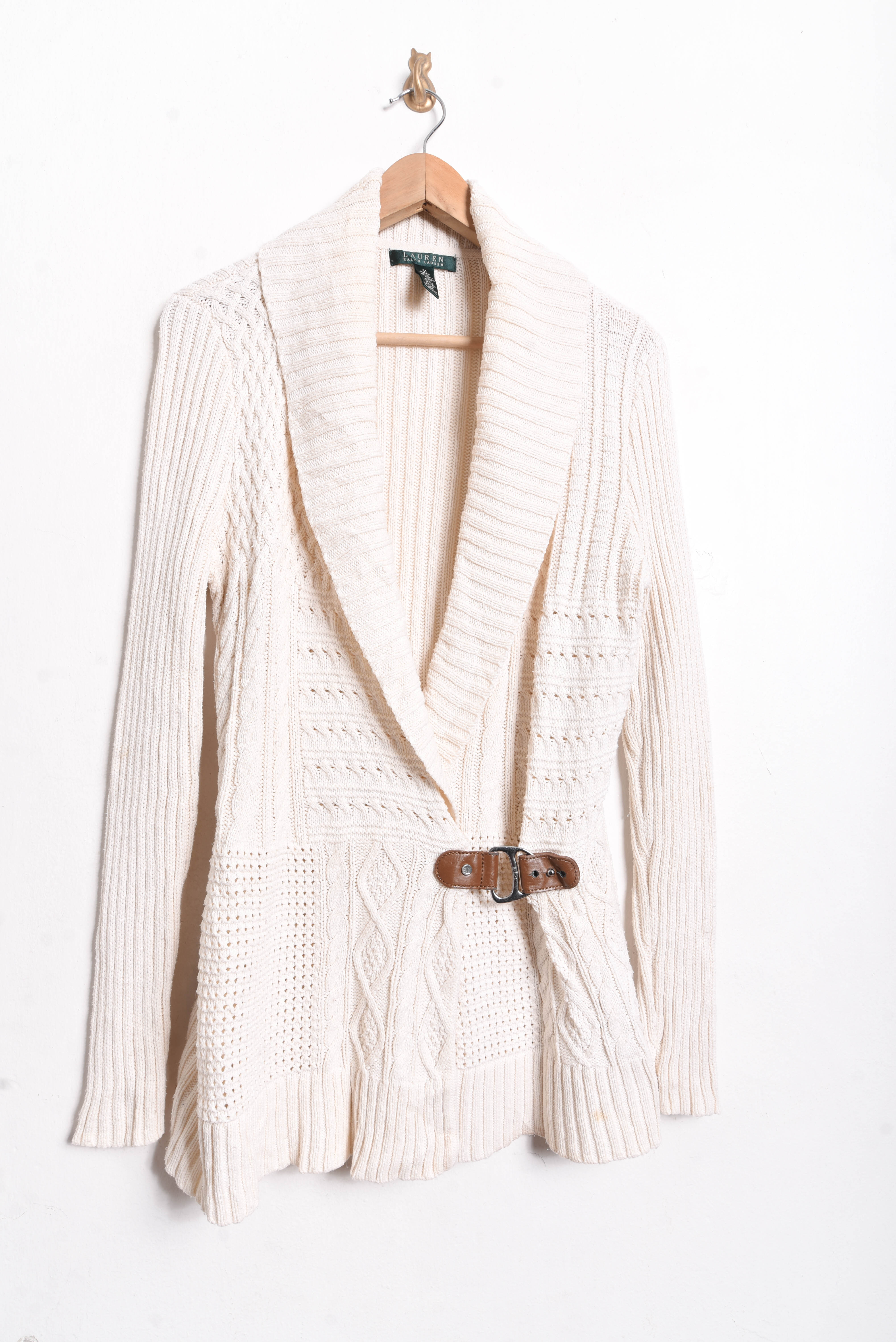 Cardigan Ralph Lauren marfil