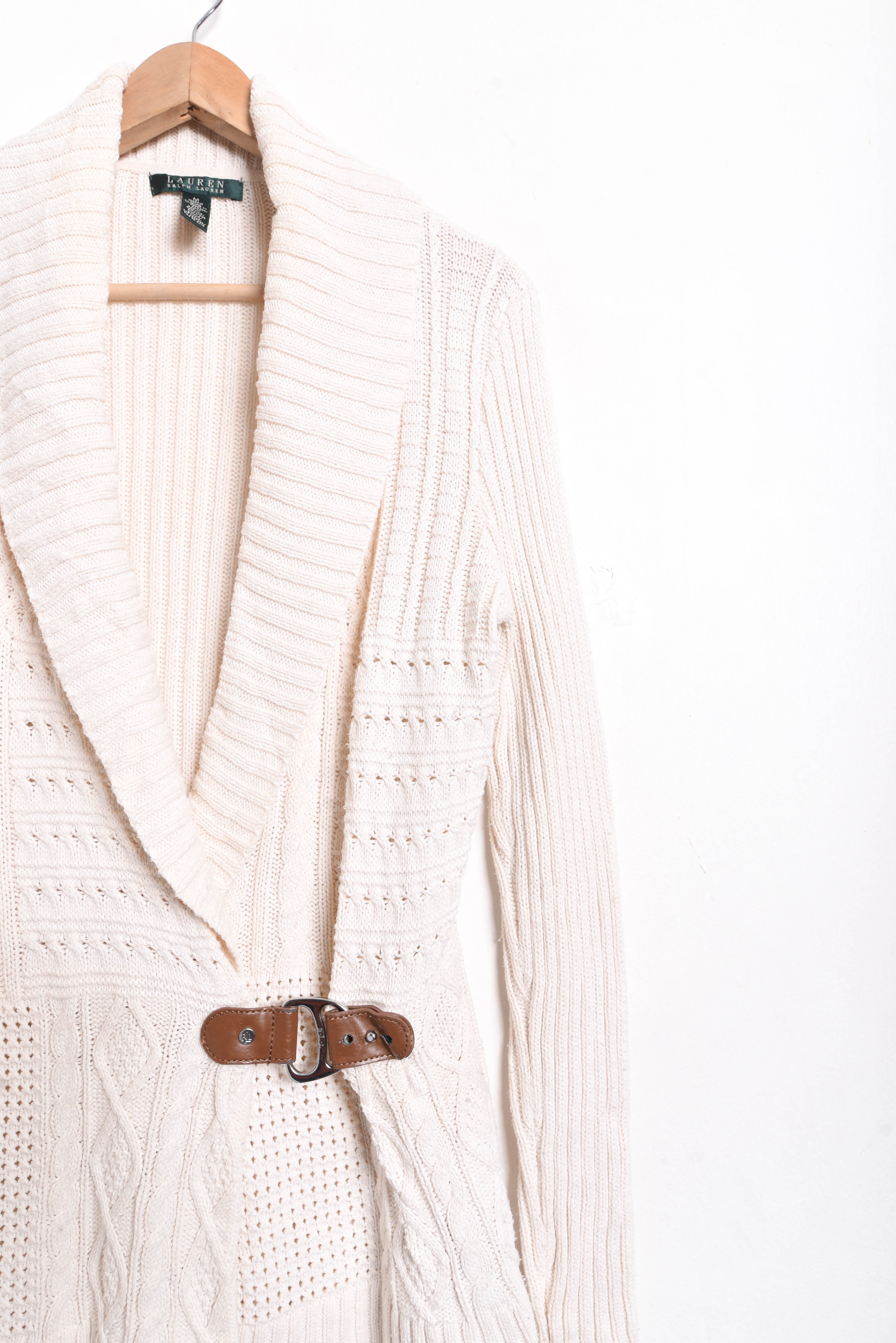 Cardigan Ralph Lauren marfil