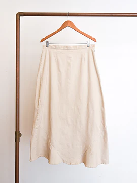 Maxi falda beige 90s