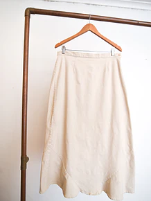 Maxi falda beige 90s