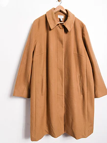 Abrigo camel lana 