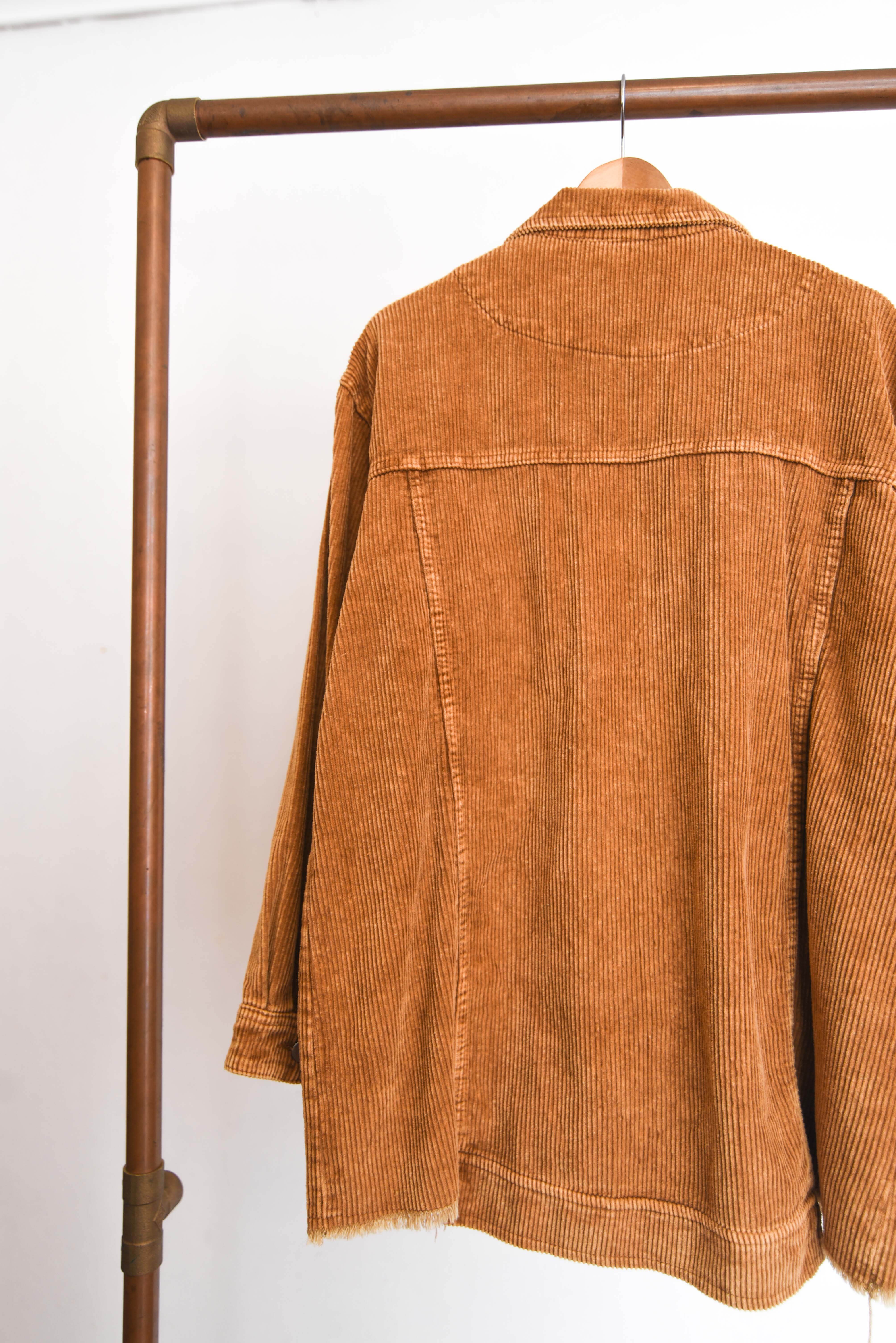 Sobre camisa cotelé camel