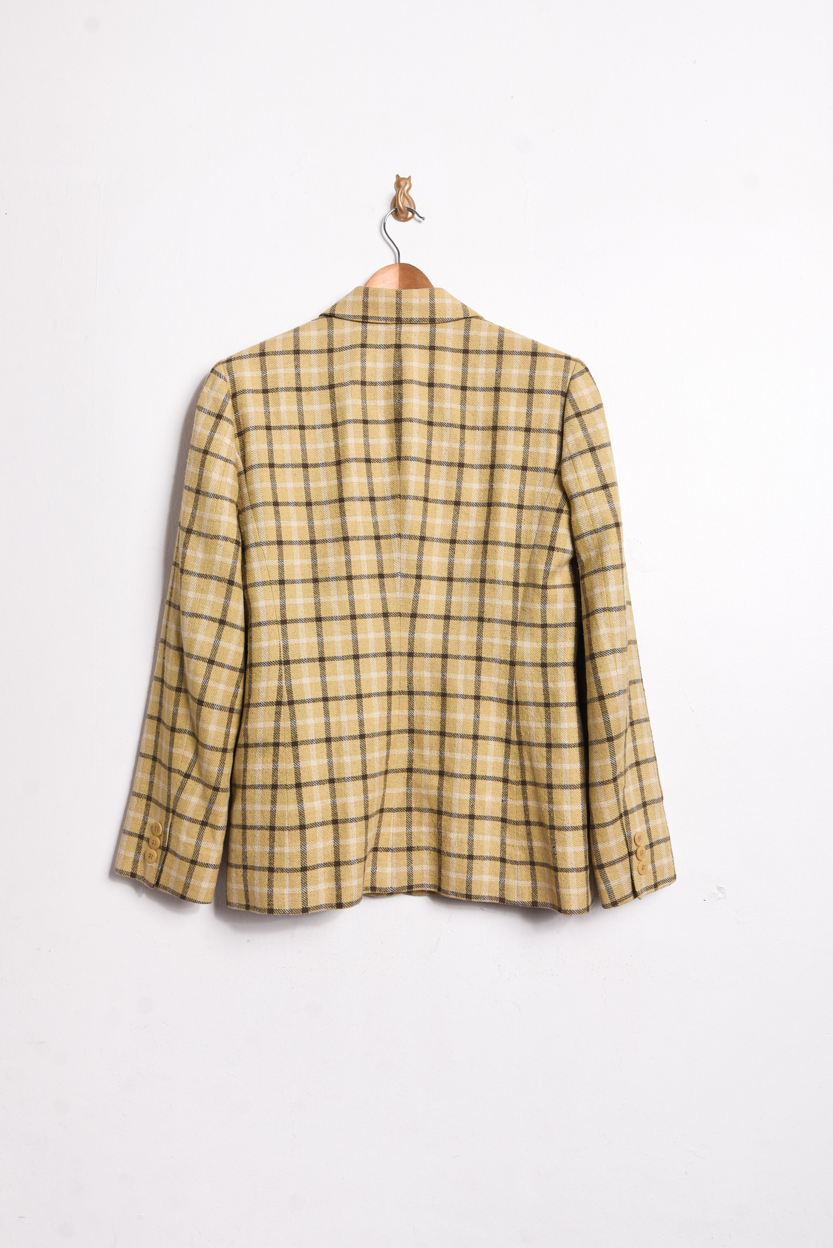 Blazer grilla vintage lino y seda