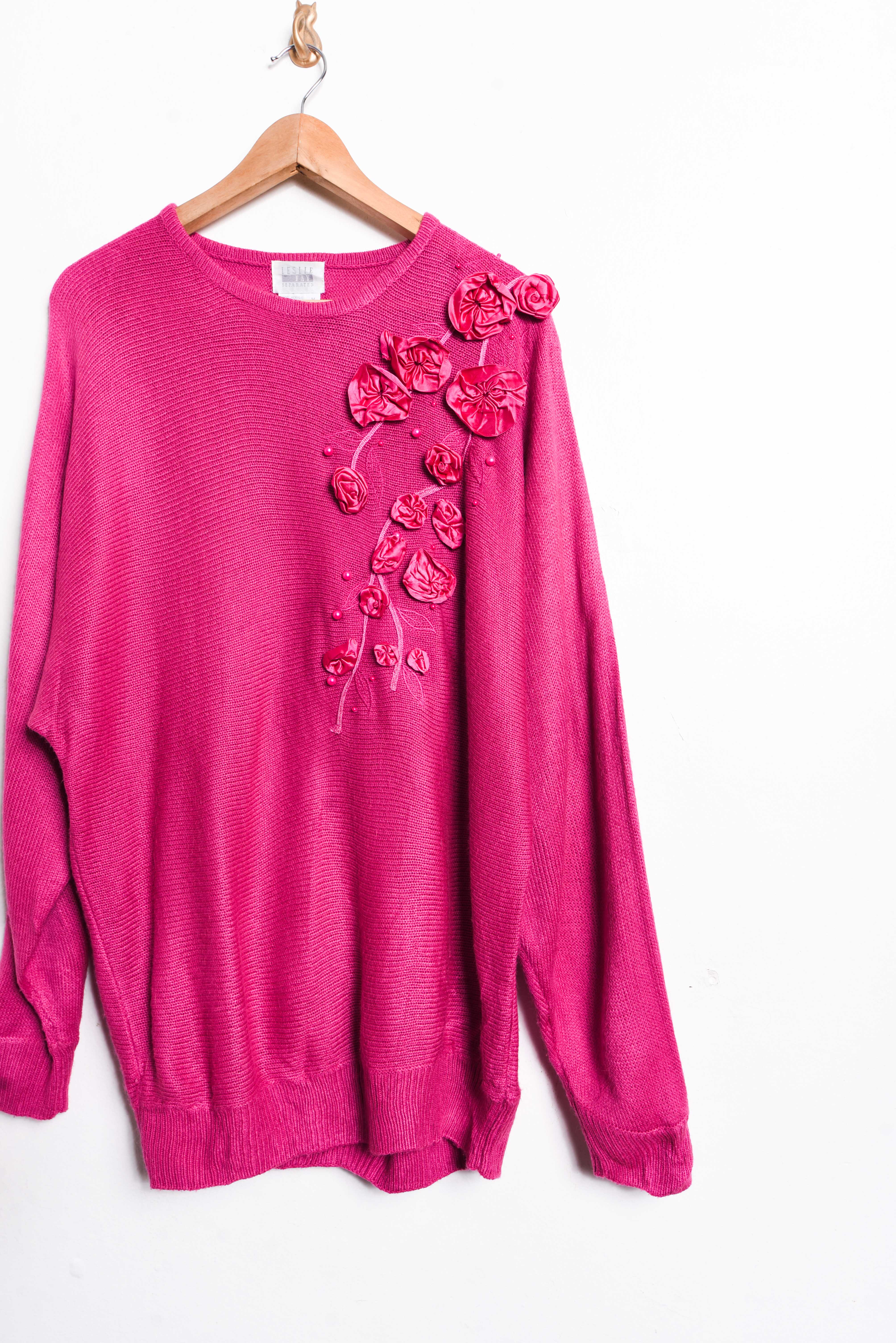 Chaleco vintage power pink