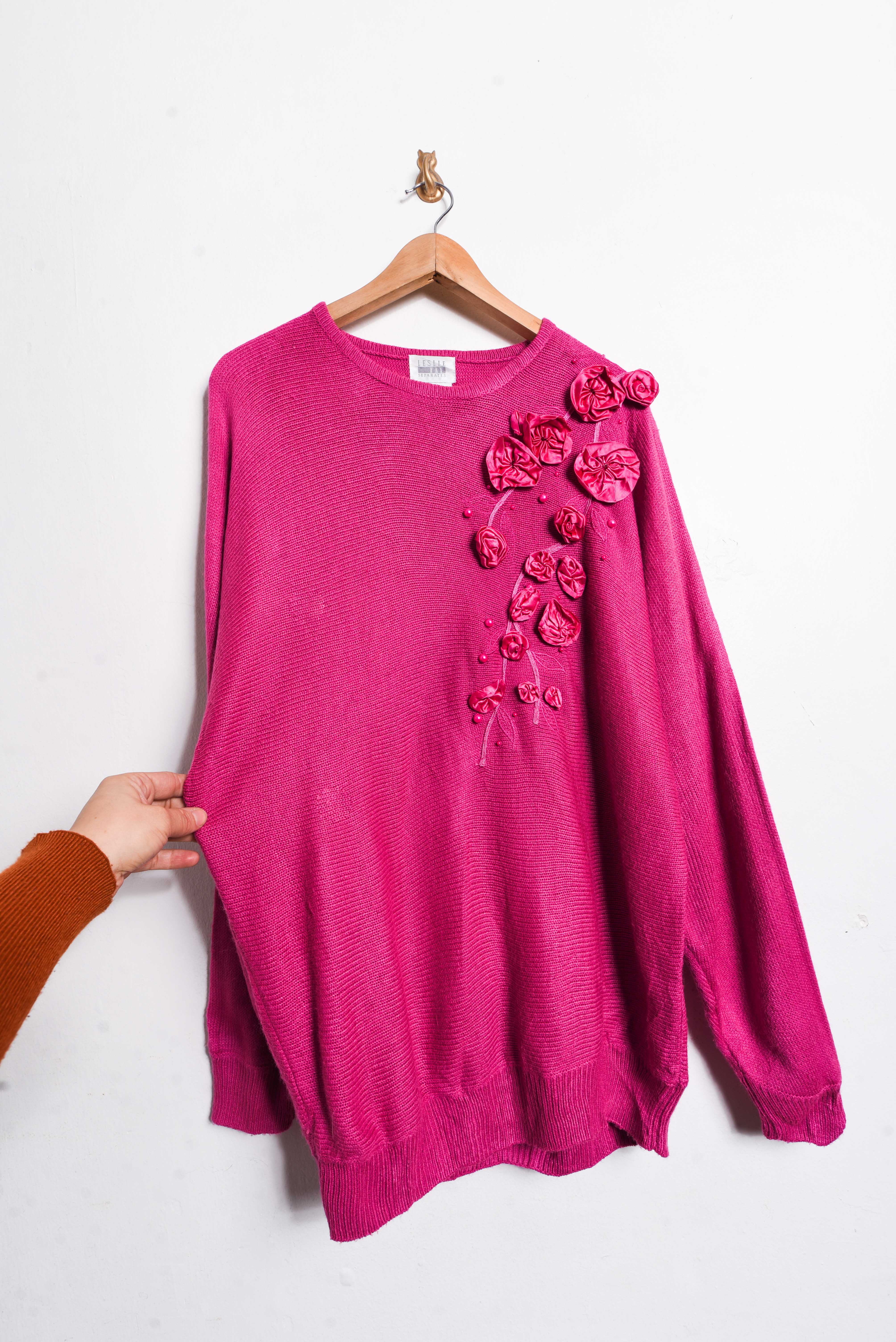 Chaleco vintage power pink