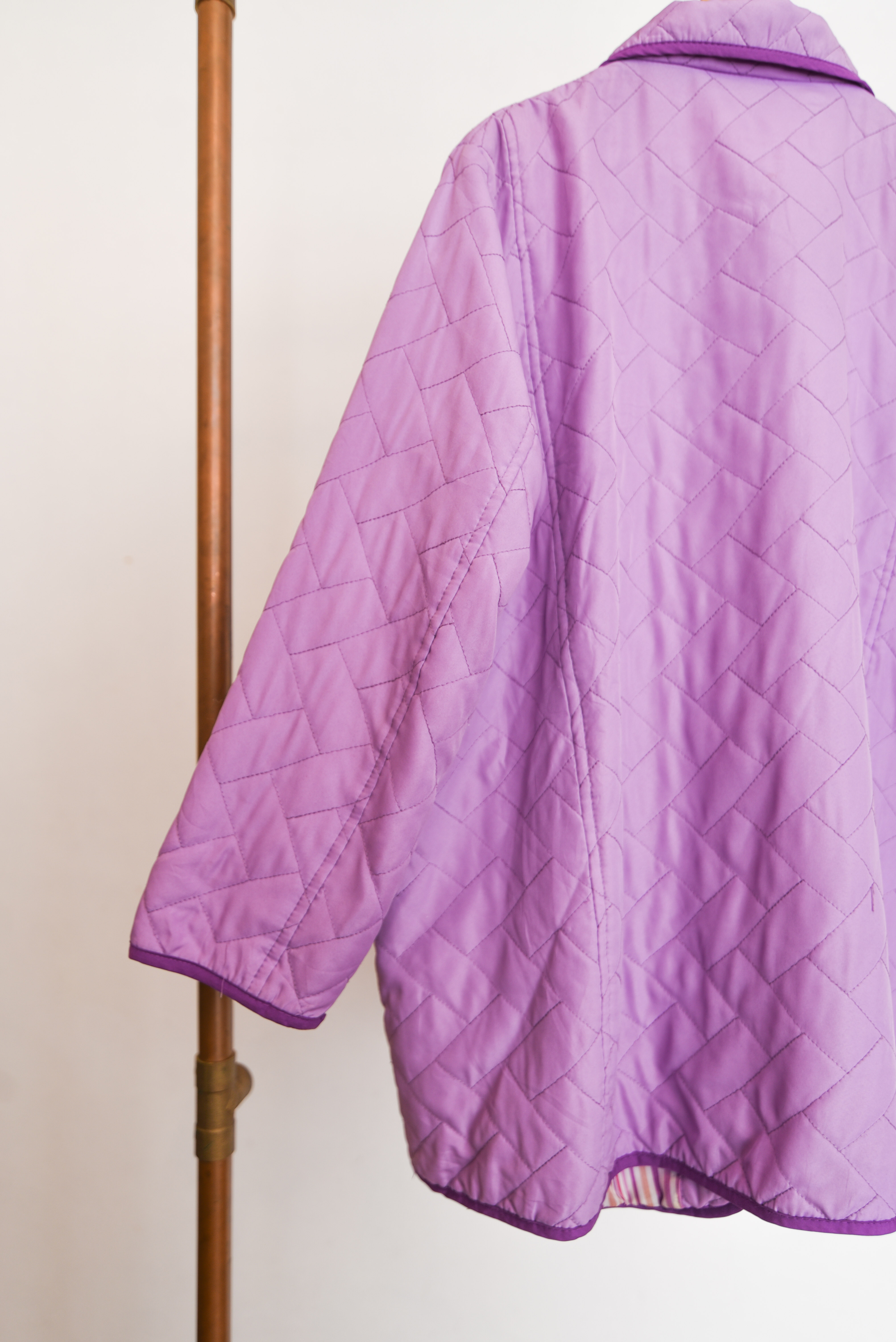 Chaqueta quilted lila
