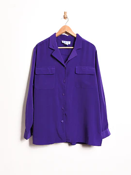 Blusa morada vintage 90s