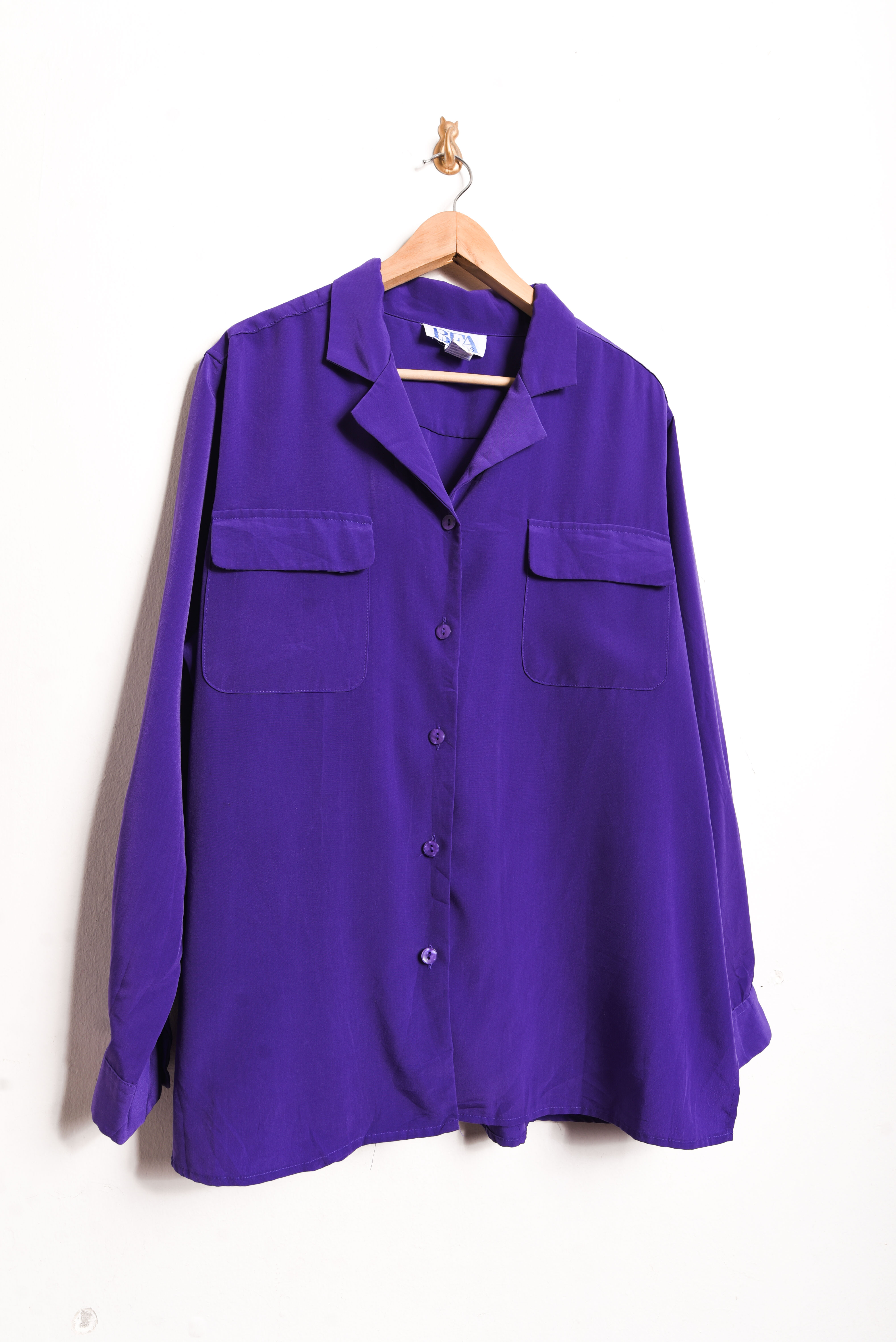 Blusa morada vintage 90s