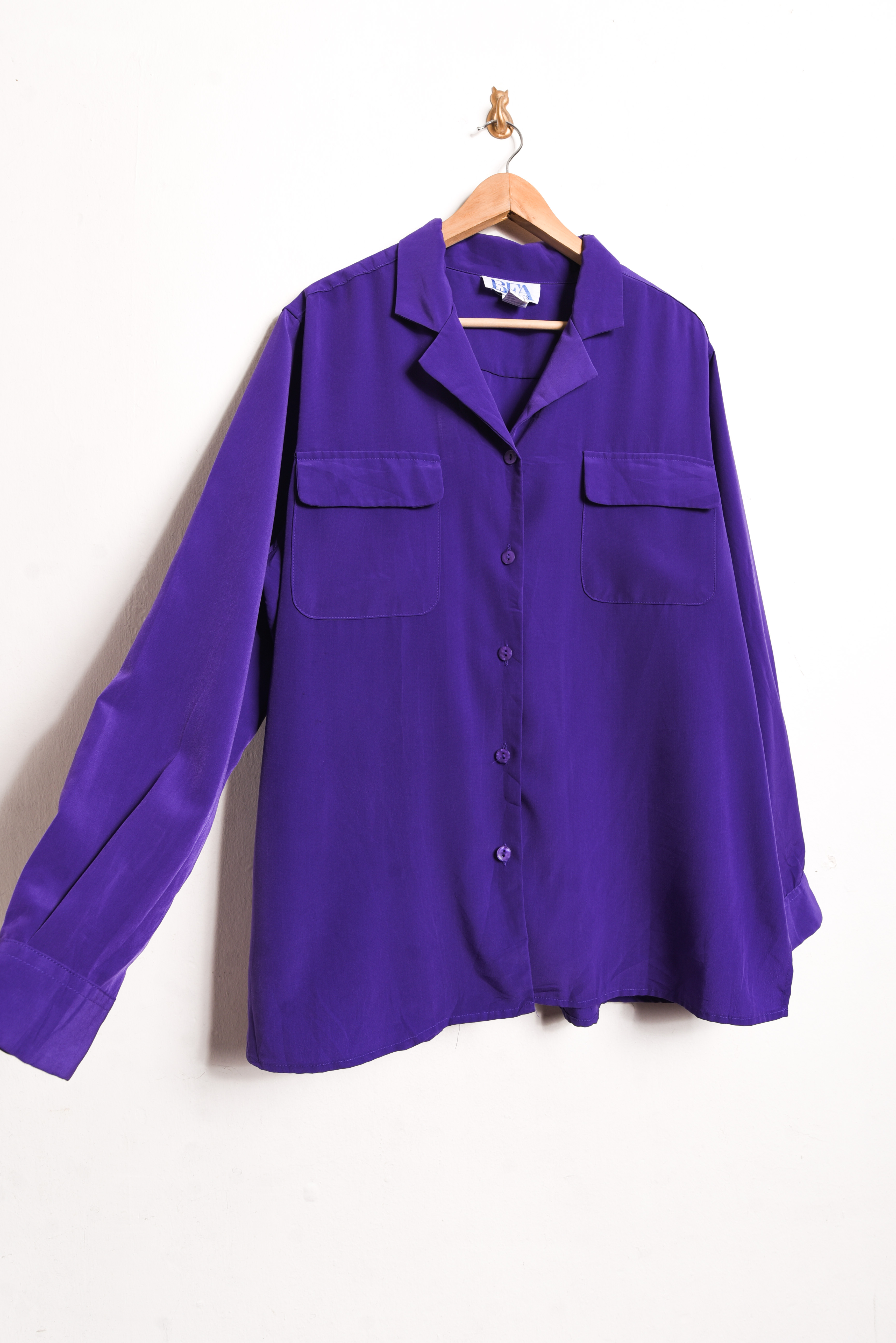Blusa morada vintage 90s