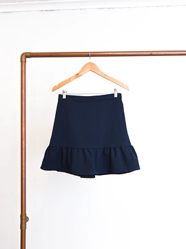 Falda azul navy vuelos